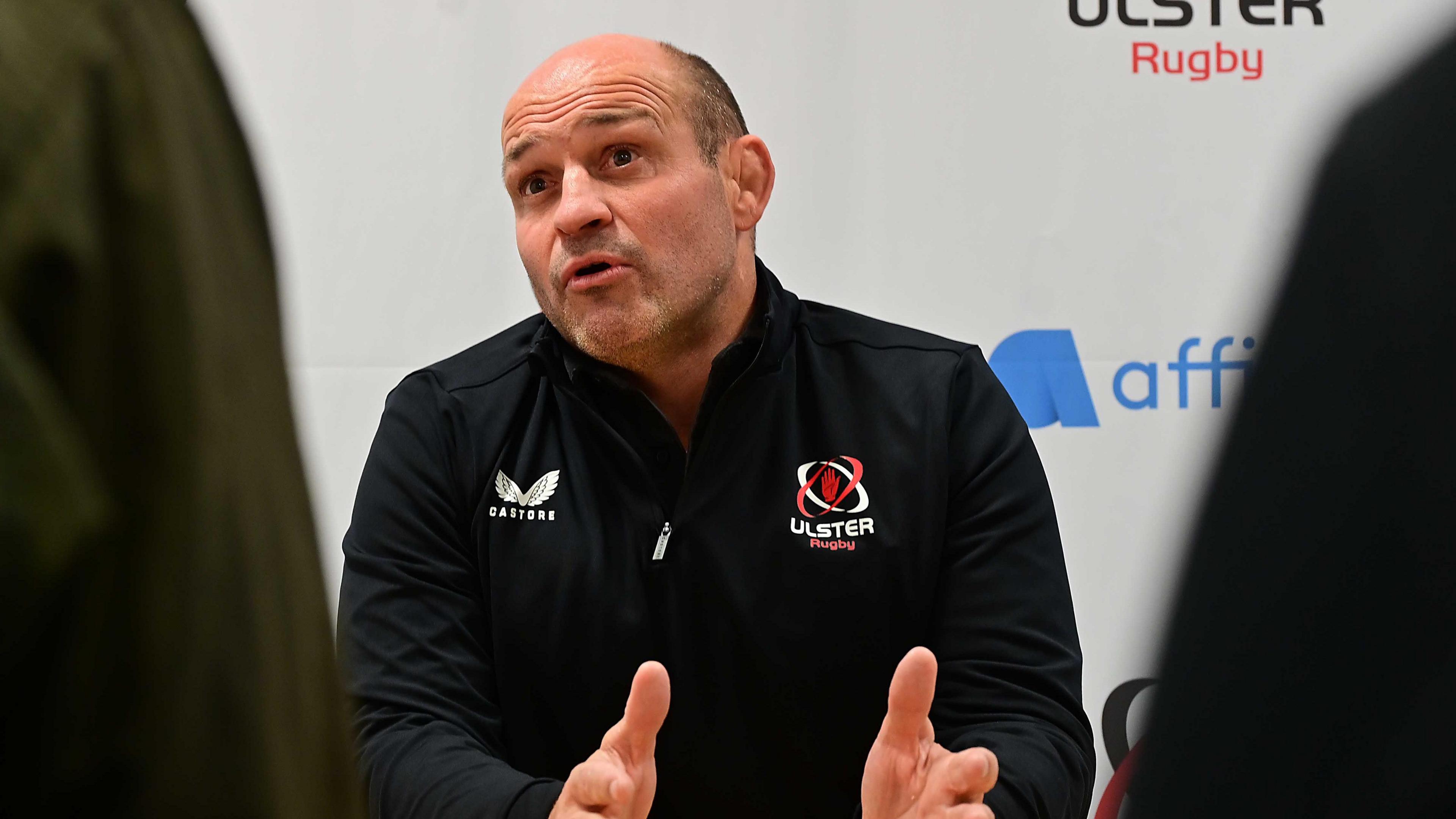 Rory Best speaks to reporters on Wednesday