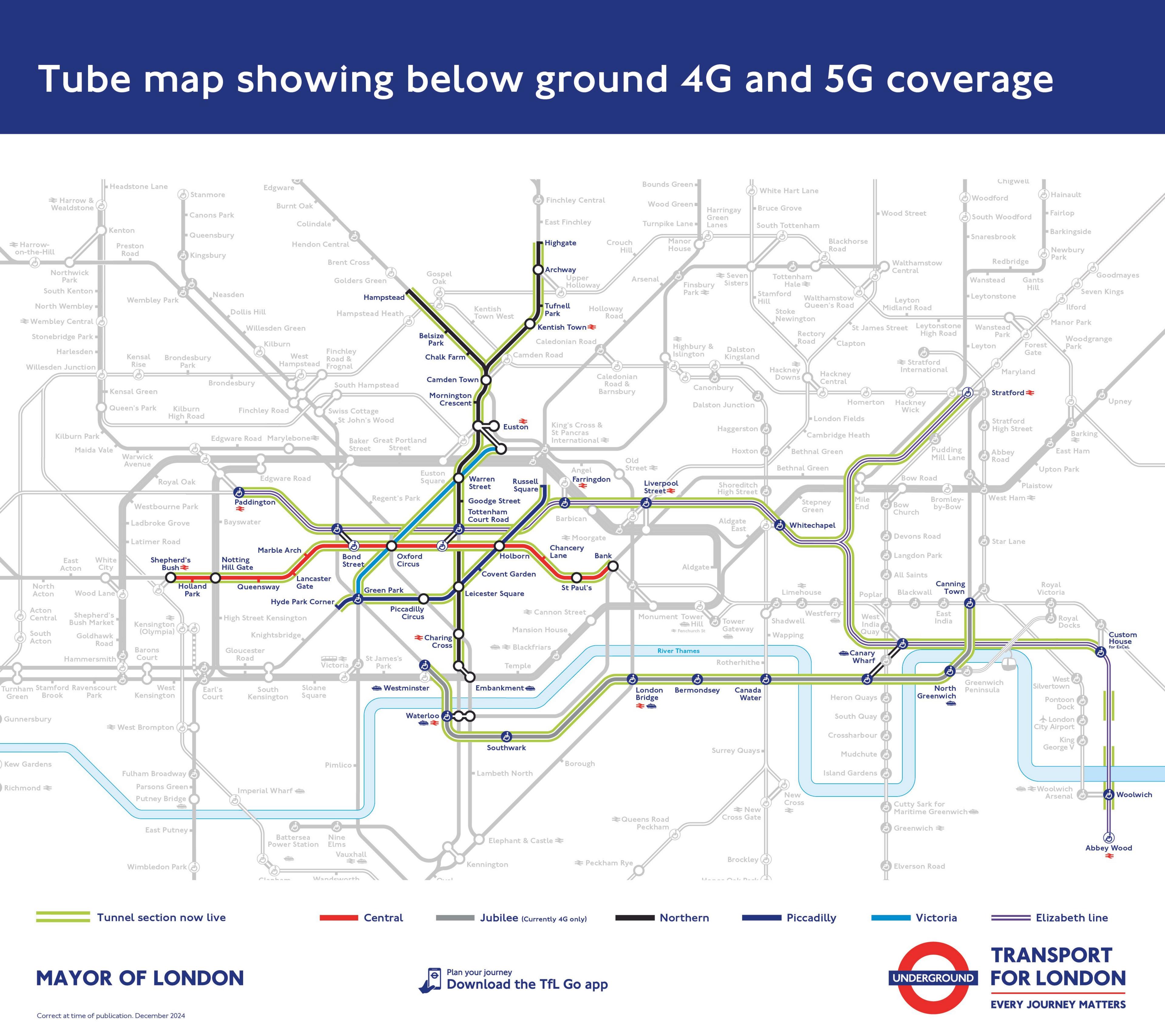 Latest map showing where 4g/5g coverage exists