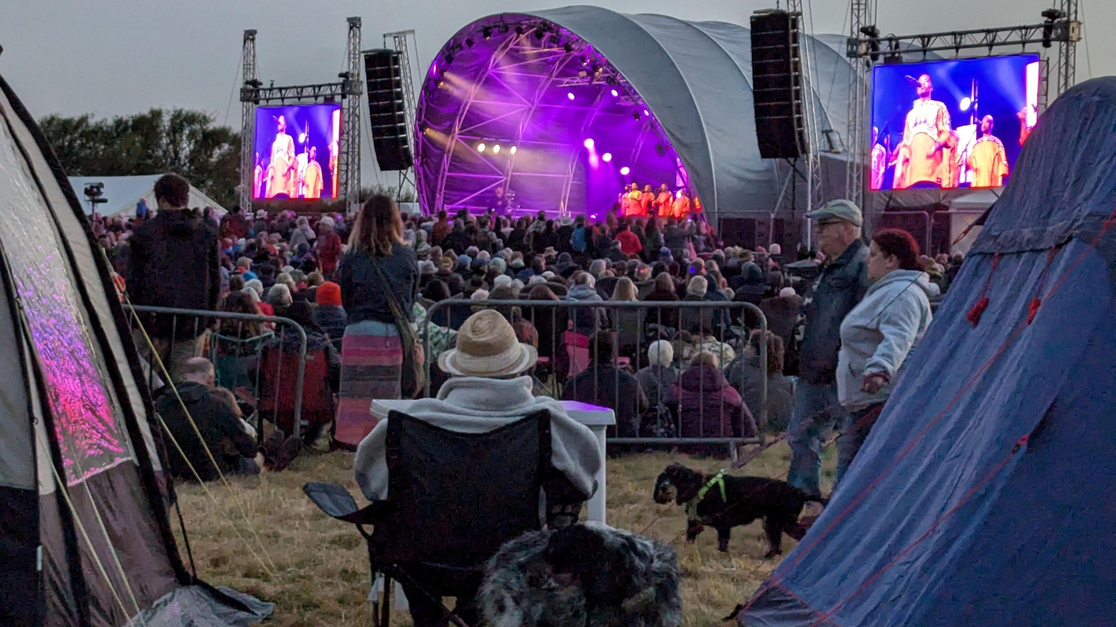 Crowds at Shrewsbury Folk Festival