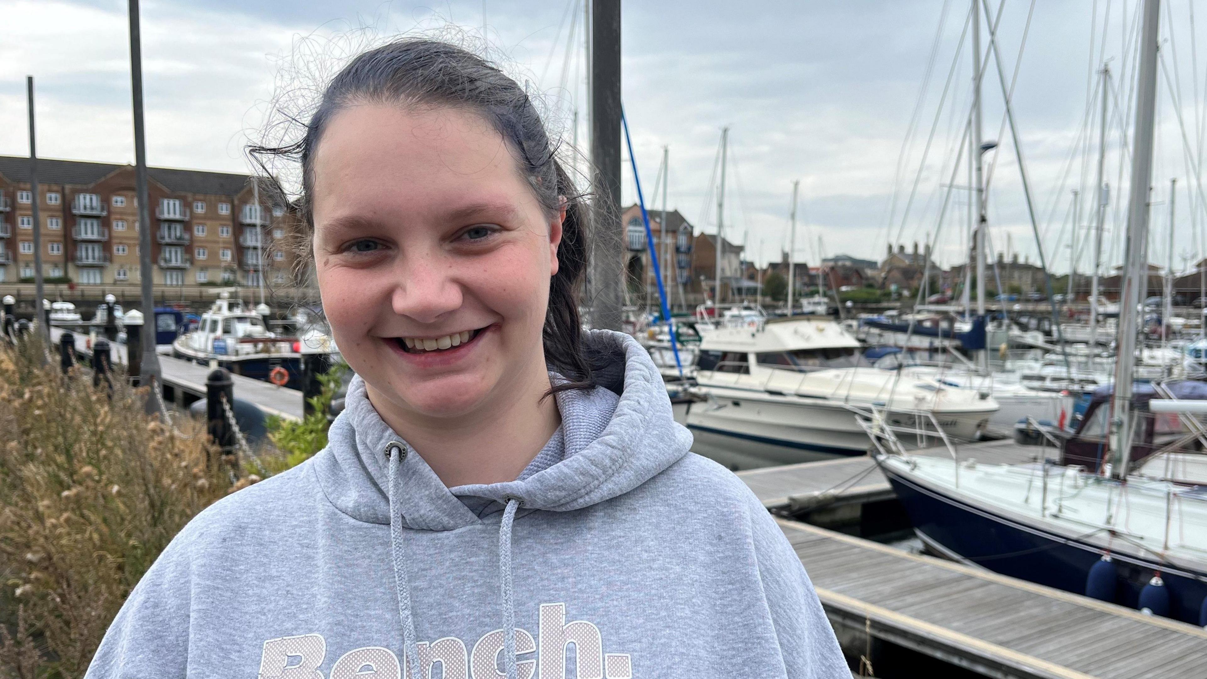 Sarah Scott, 26 at Hartlepool Marina