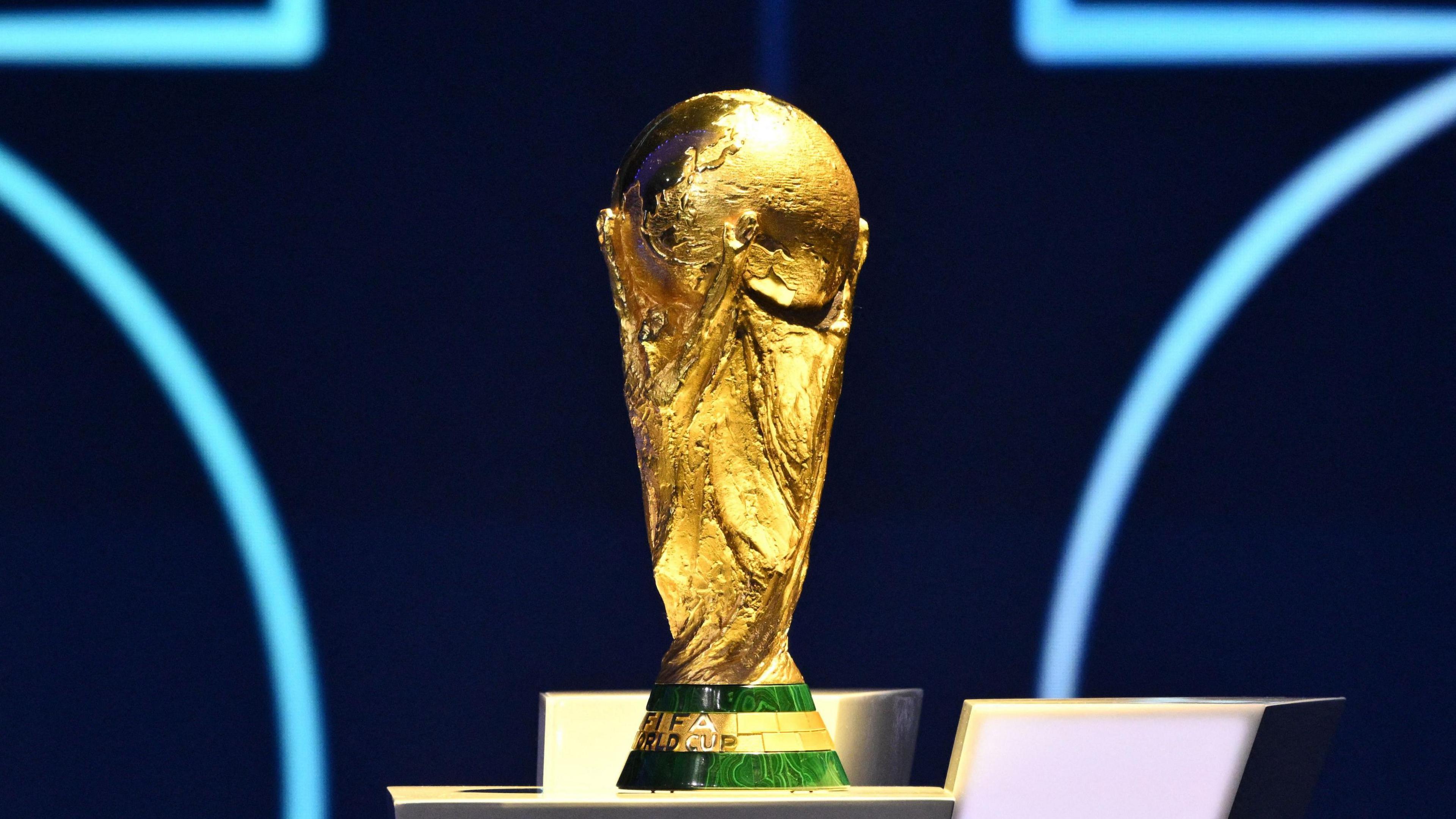 The football world cup trophy