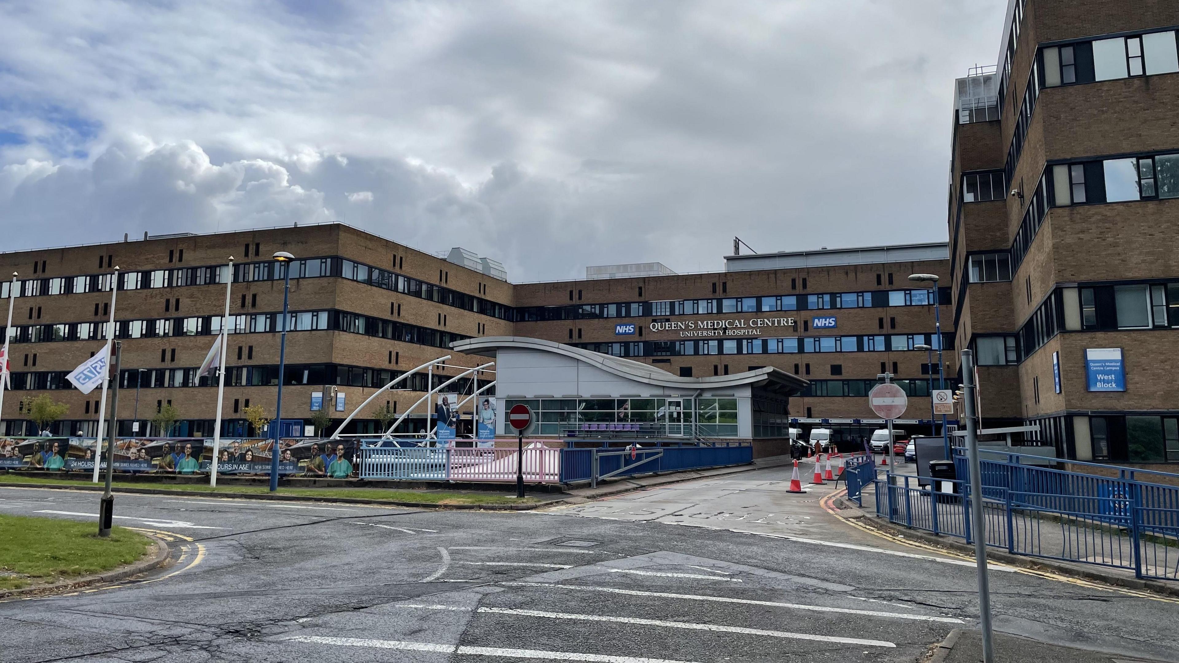 A general view of Queen's Medical Centre in Nottingham