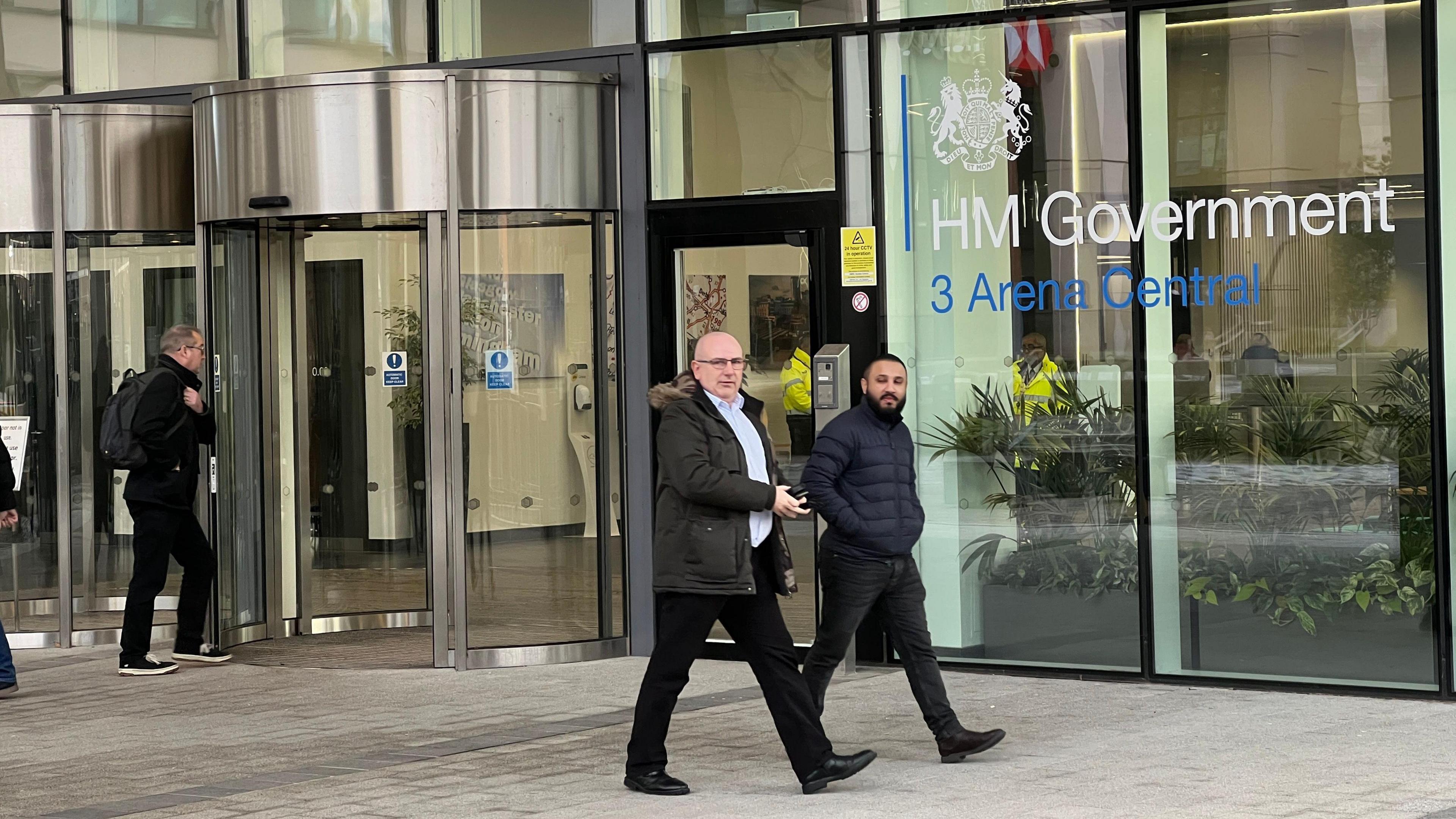 Outside view of government offices at Arena Central, Birmingham.