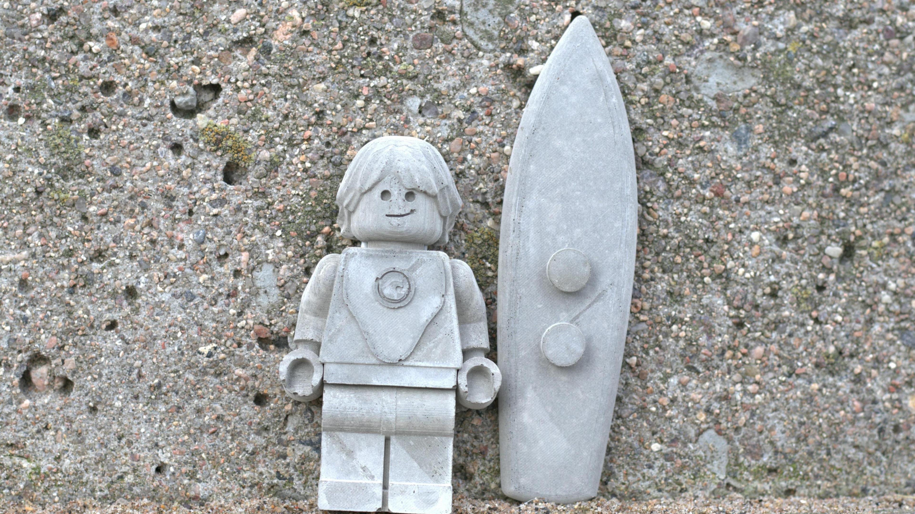 Surfer Lego person