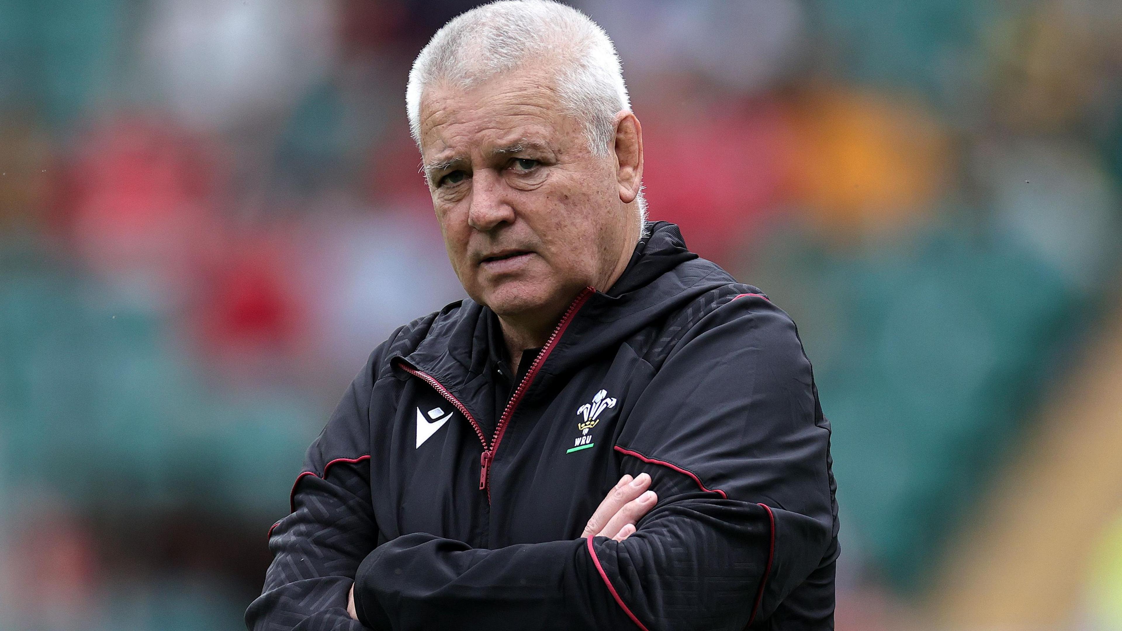 Warren Gatland on the pitch pre-match