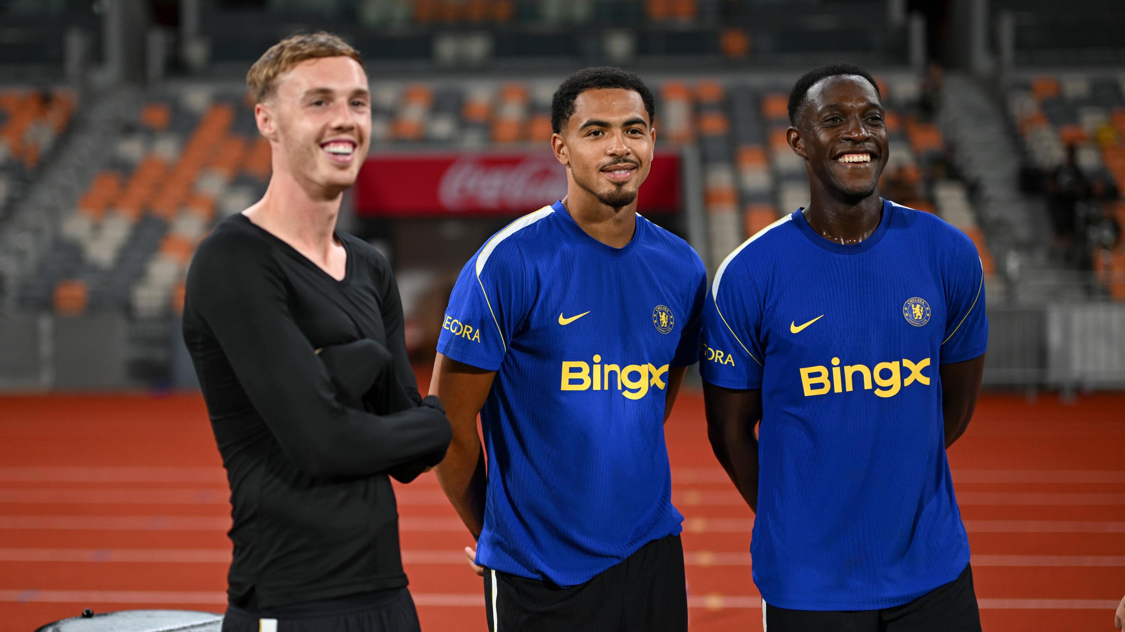 Cole Palmer, Levi Colwill and Danny Welbeck
