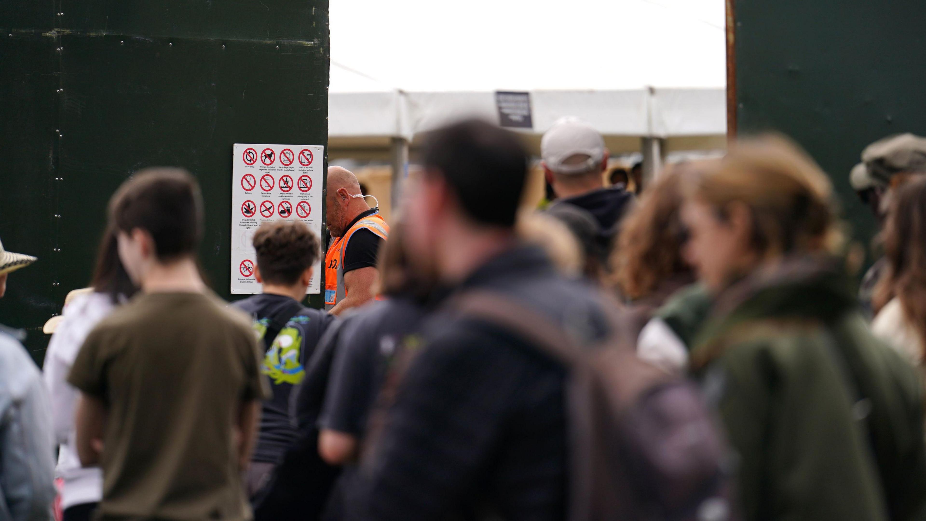 People arrive at the Lambeth Country Show on Sunday