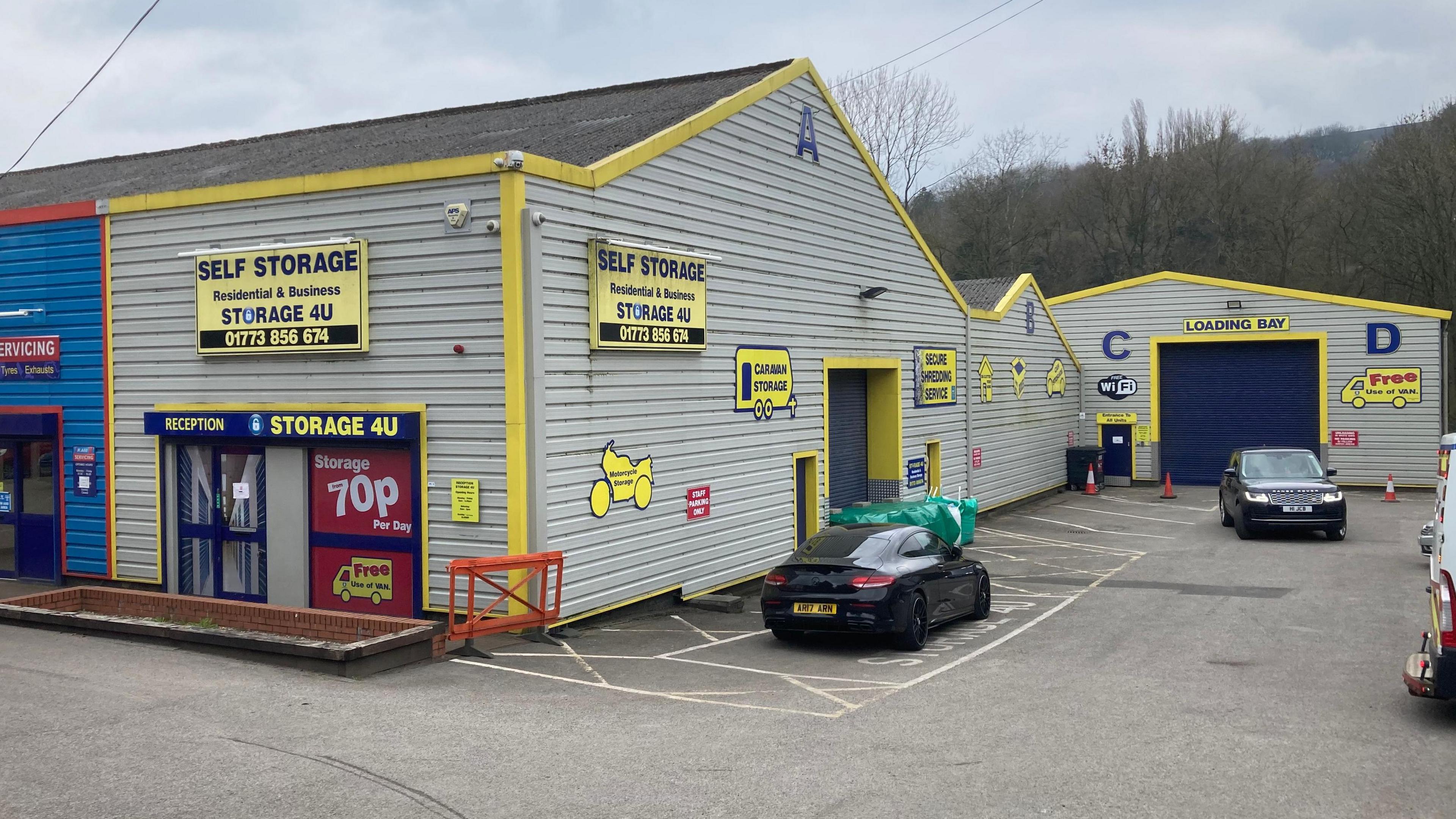 Quick Self Storage at Ambergate in Derbyshire