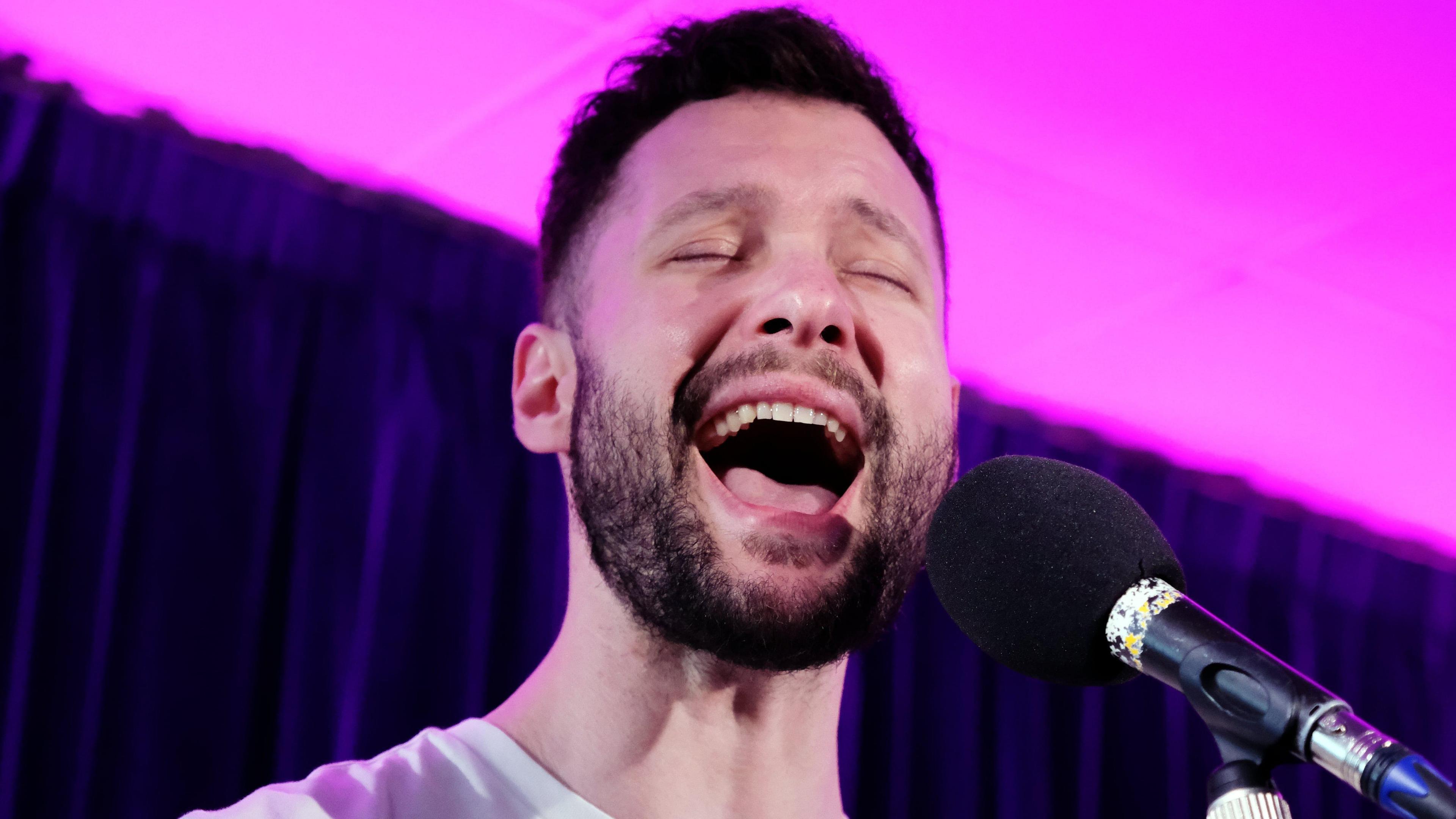 Calum Scott singing