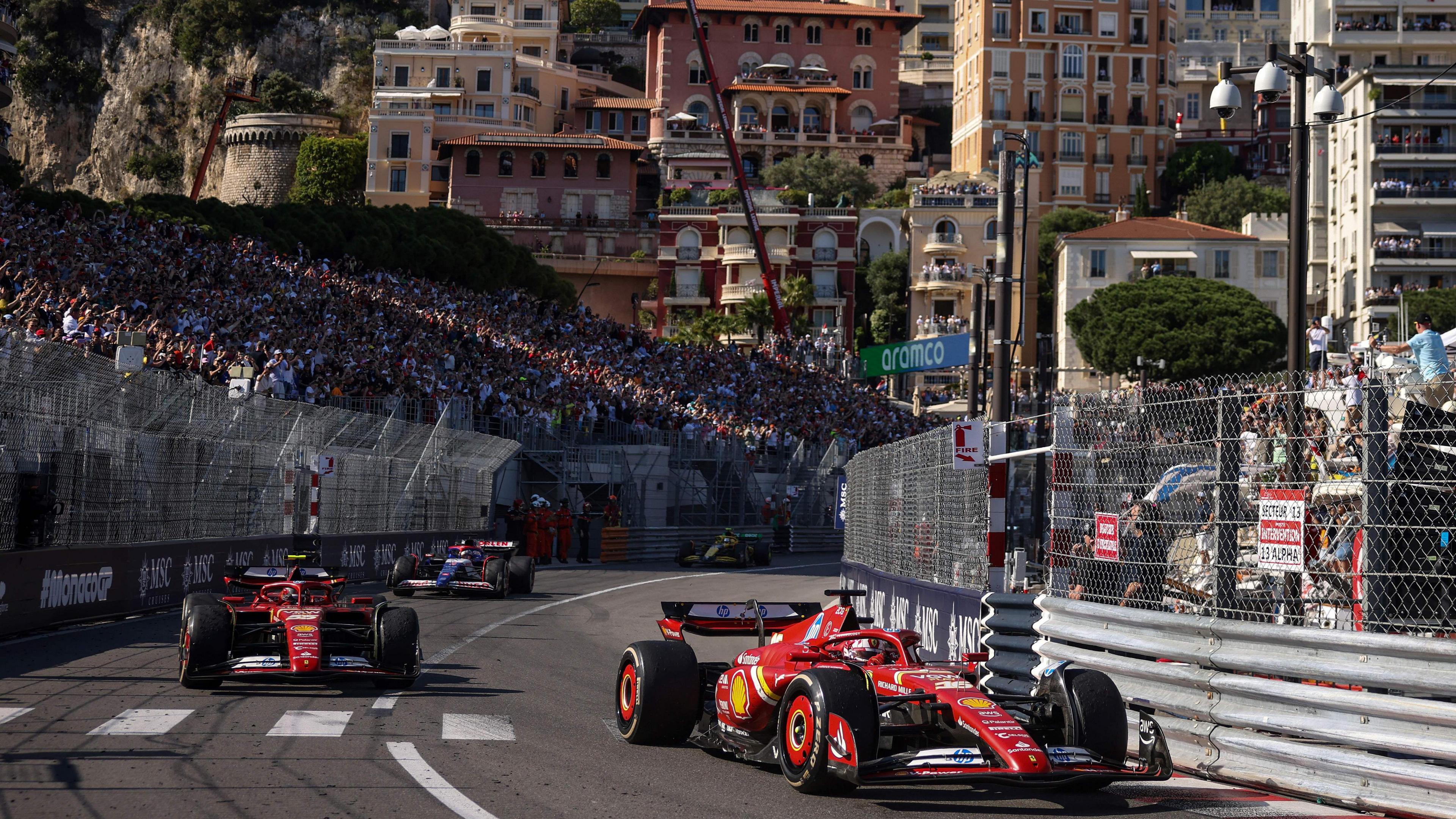 Charles Leclerc at Monaco Grand Prix