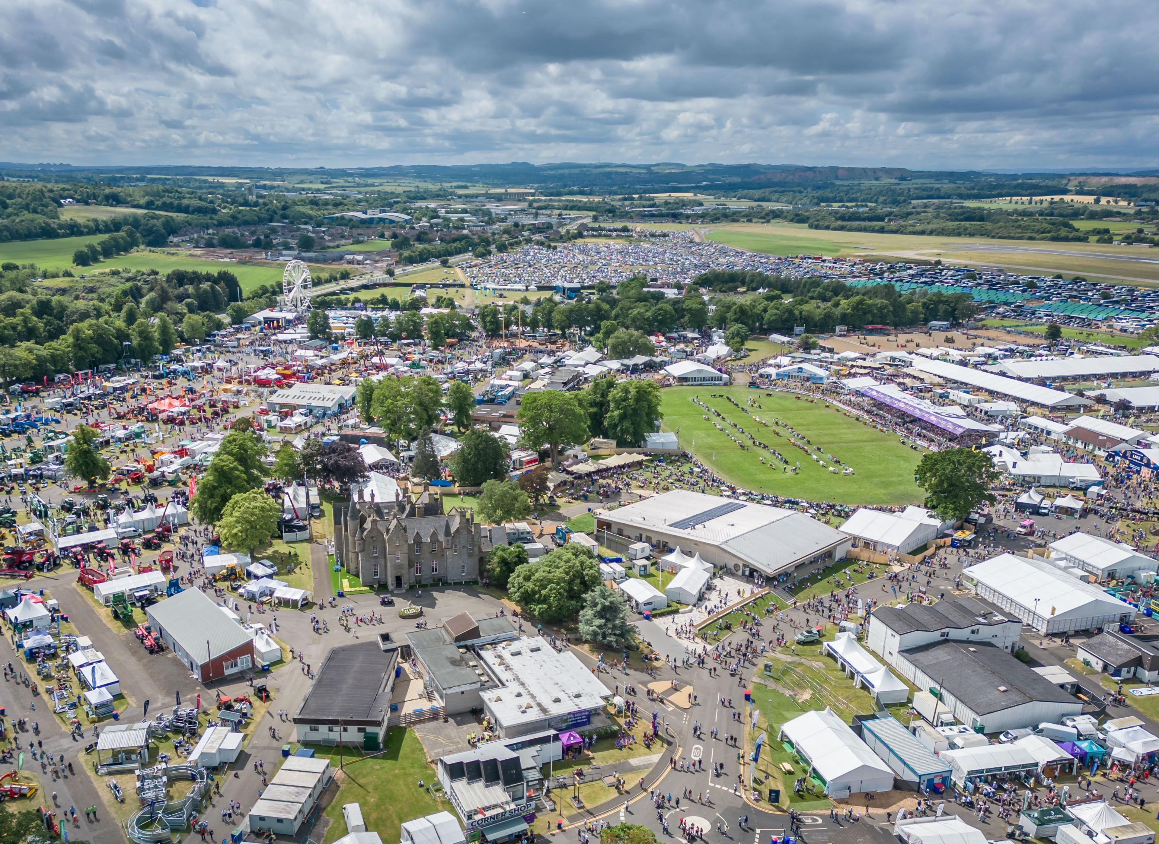 Royal Highland Show ground at Ingliston