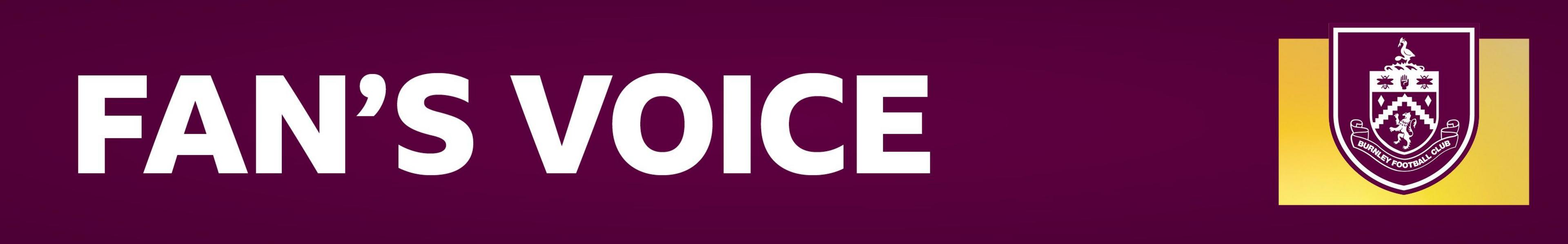Burnley fan's voice banner