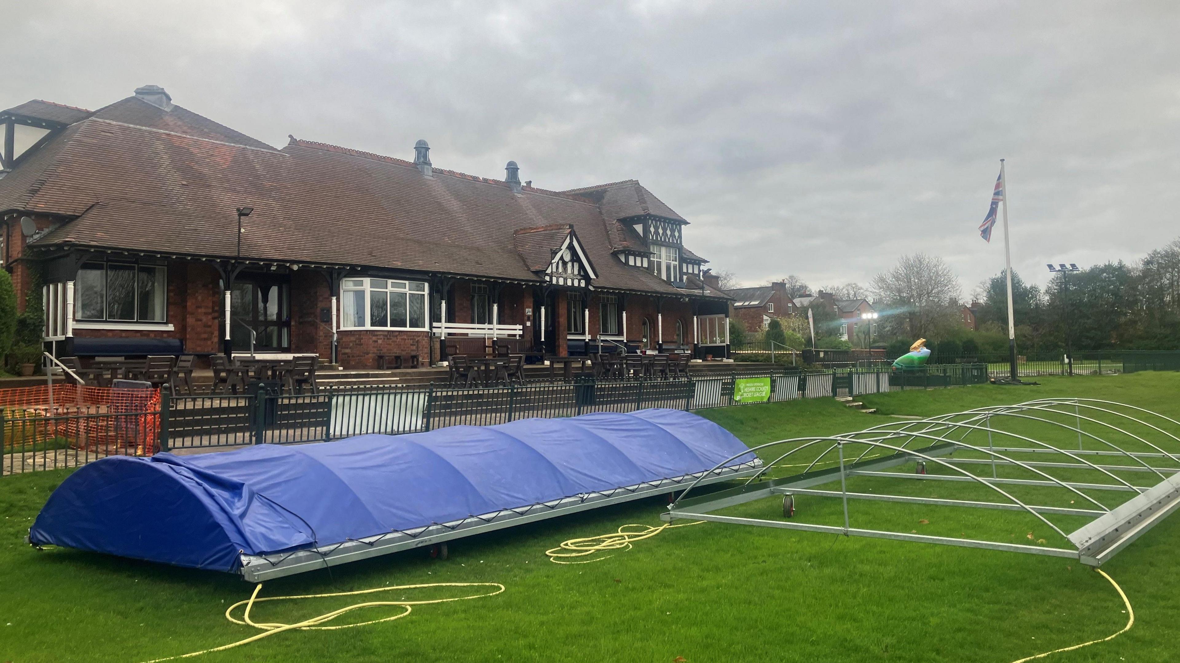 Picture of cricket pavillion