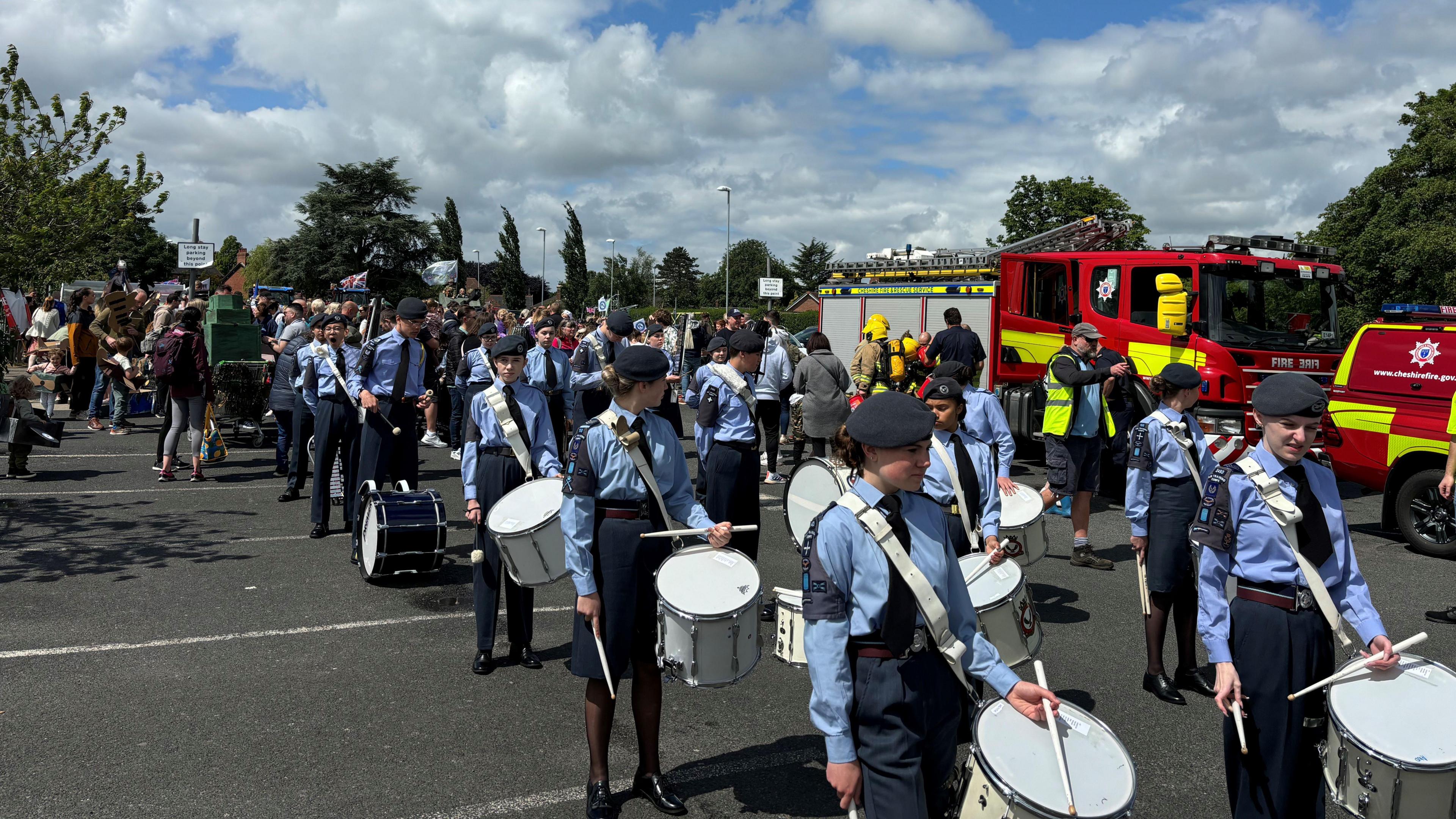 The Alsager Carnival parade