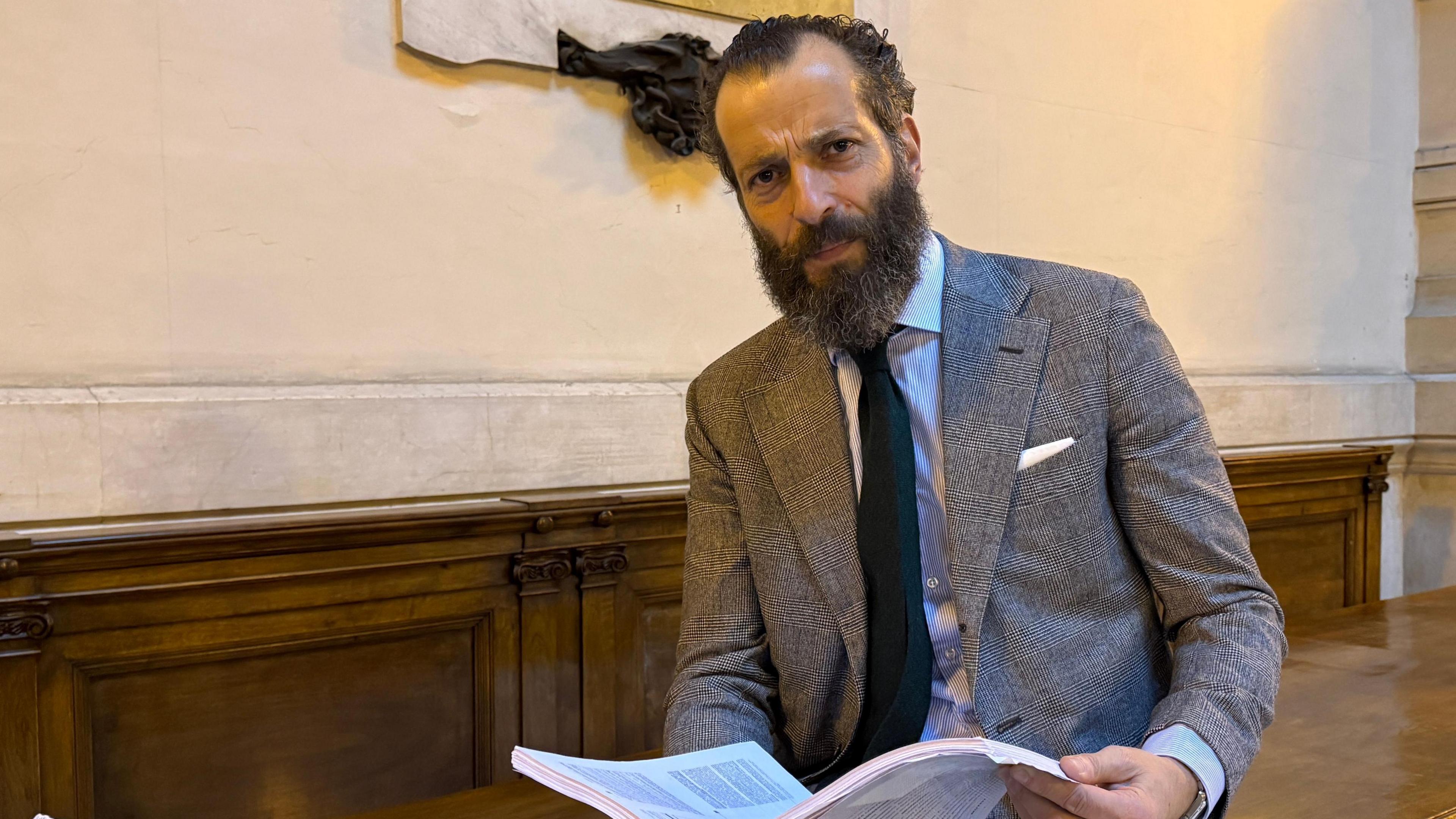 Serhiy Kuznetsov's lawyer Nicola Canestrini 