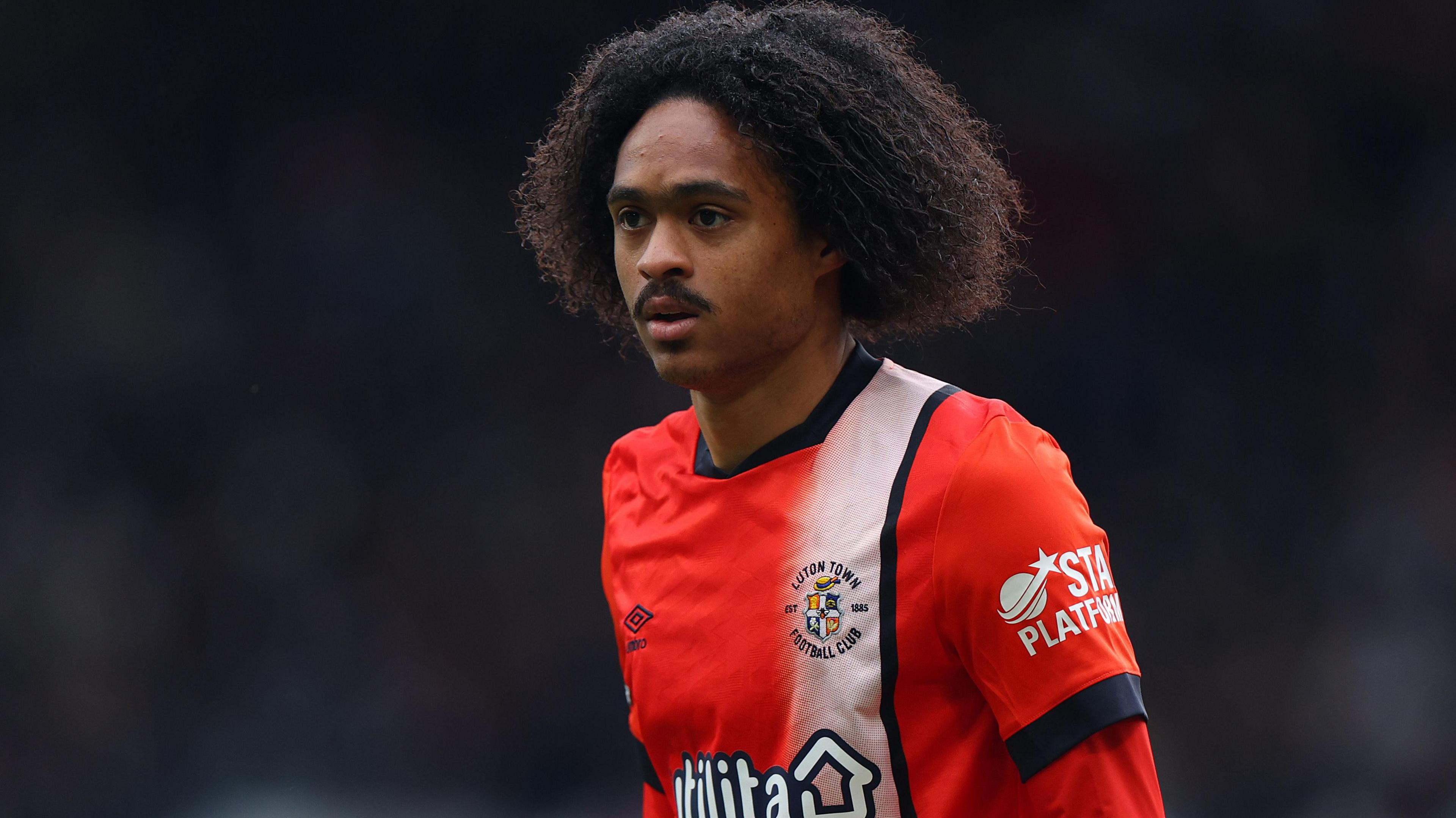 Tahith Chong in action for Luton Town