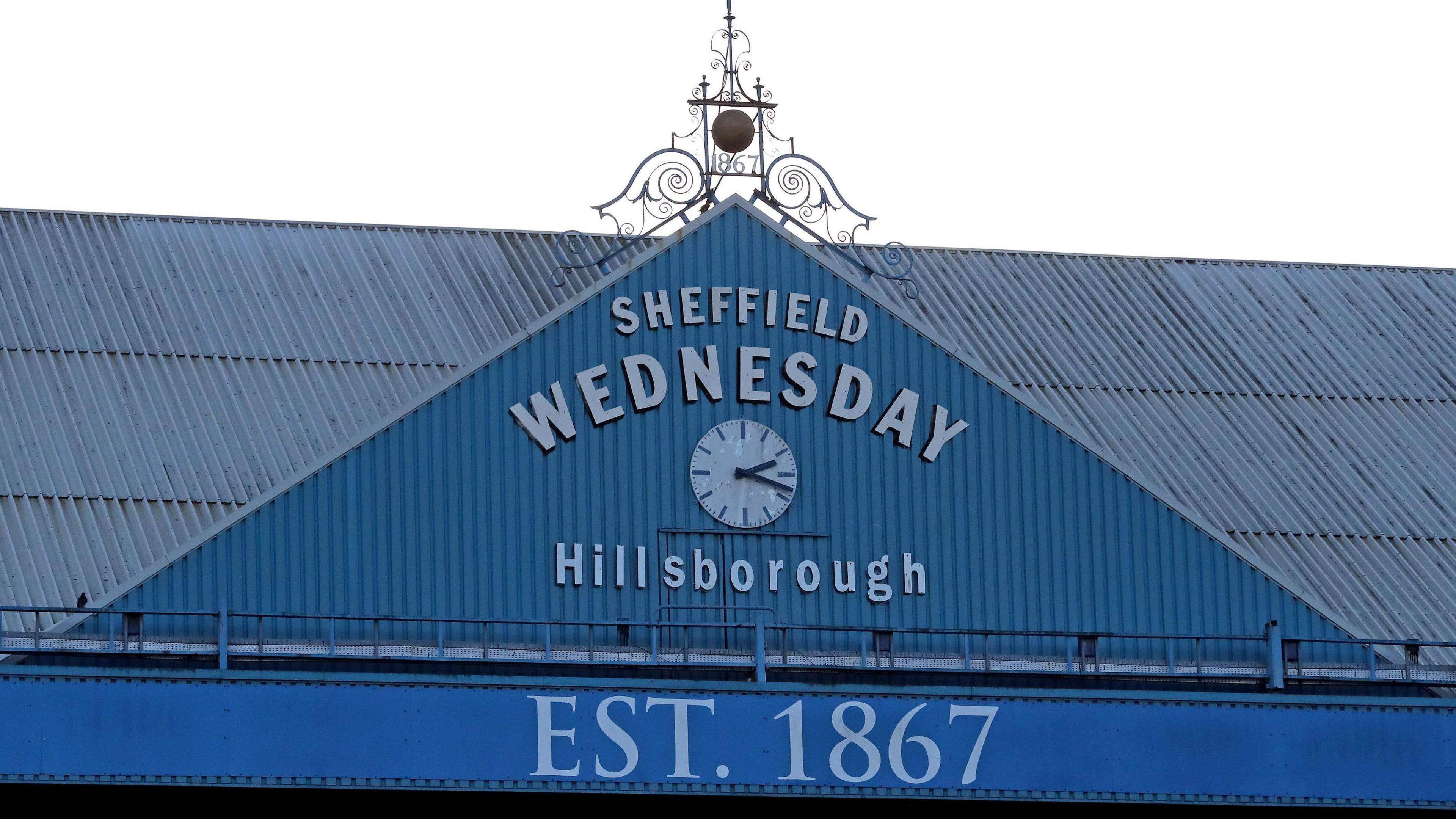 Sheffield Wednesday club sign