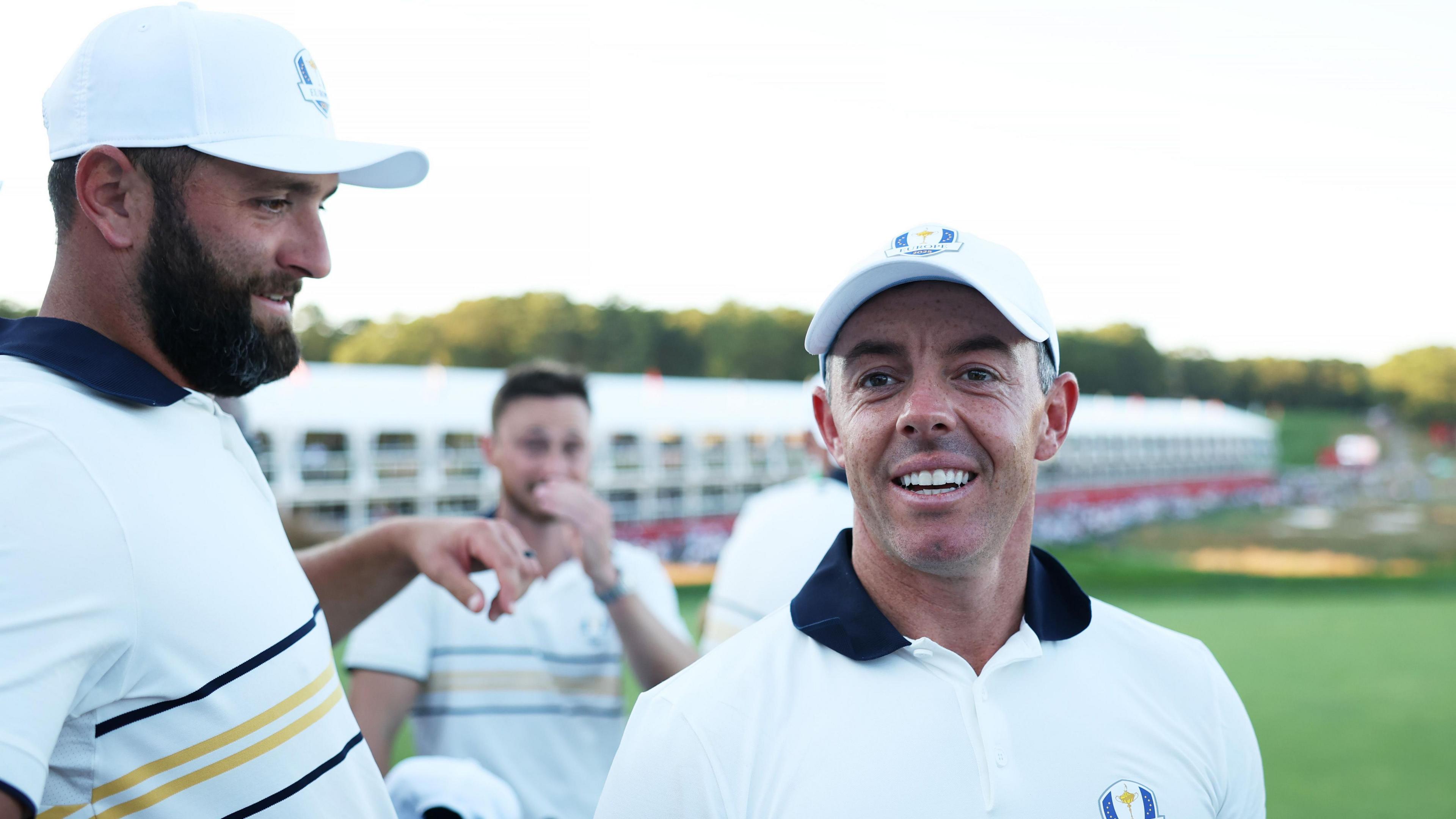 Jon Rahm and Rory McIlroy