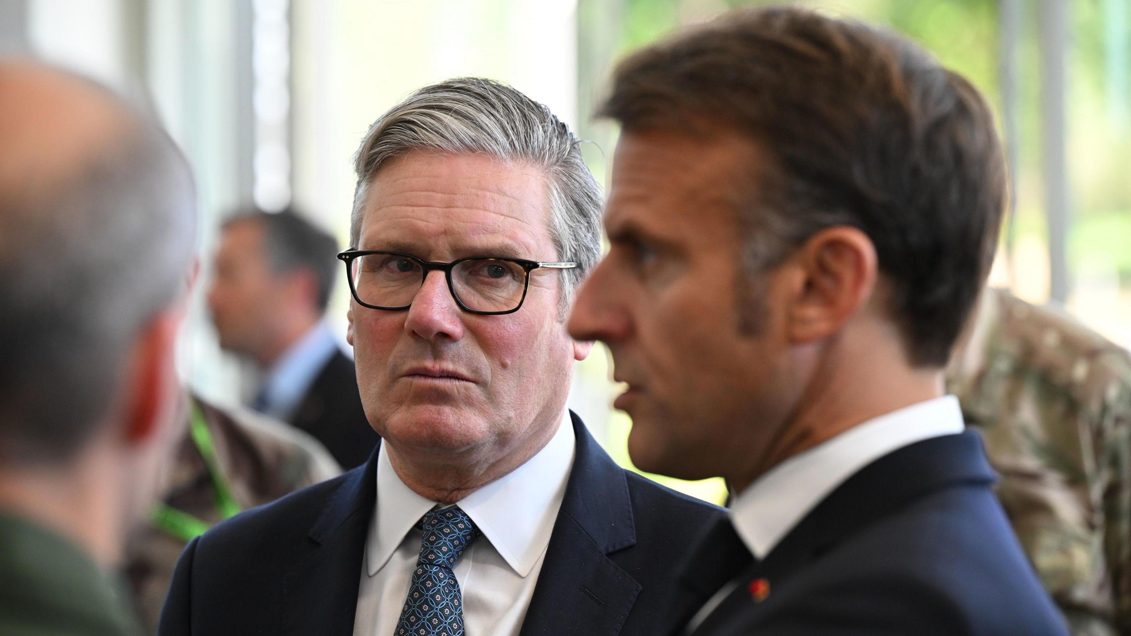 starmer and macron