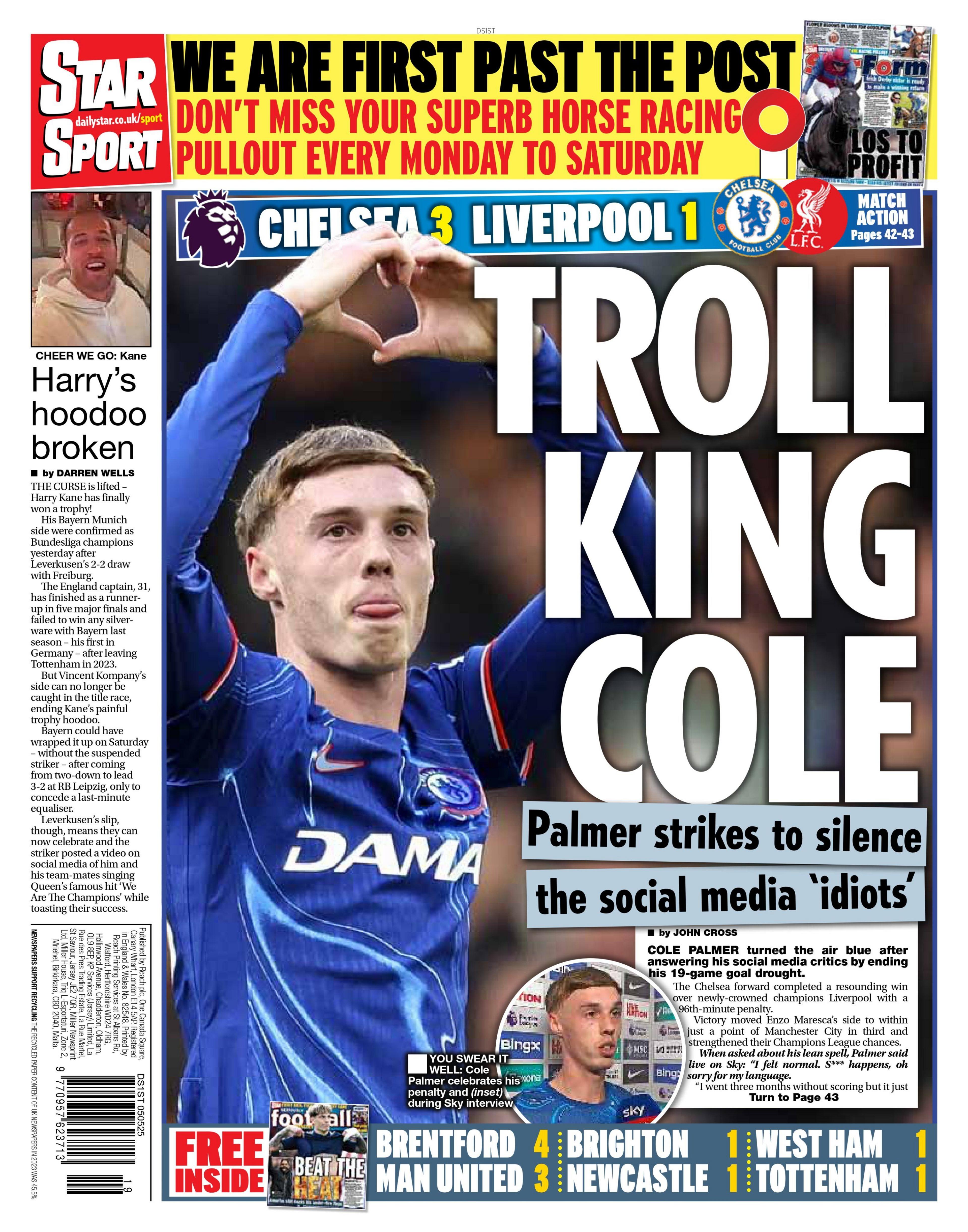 Star Sport back page