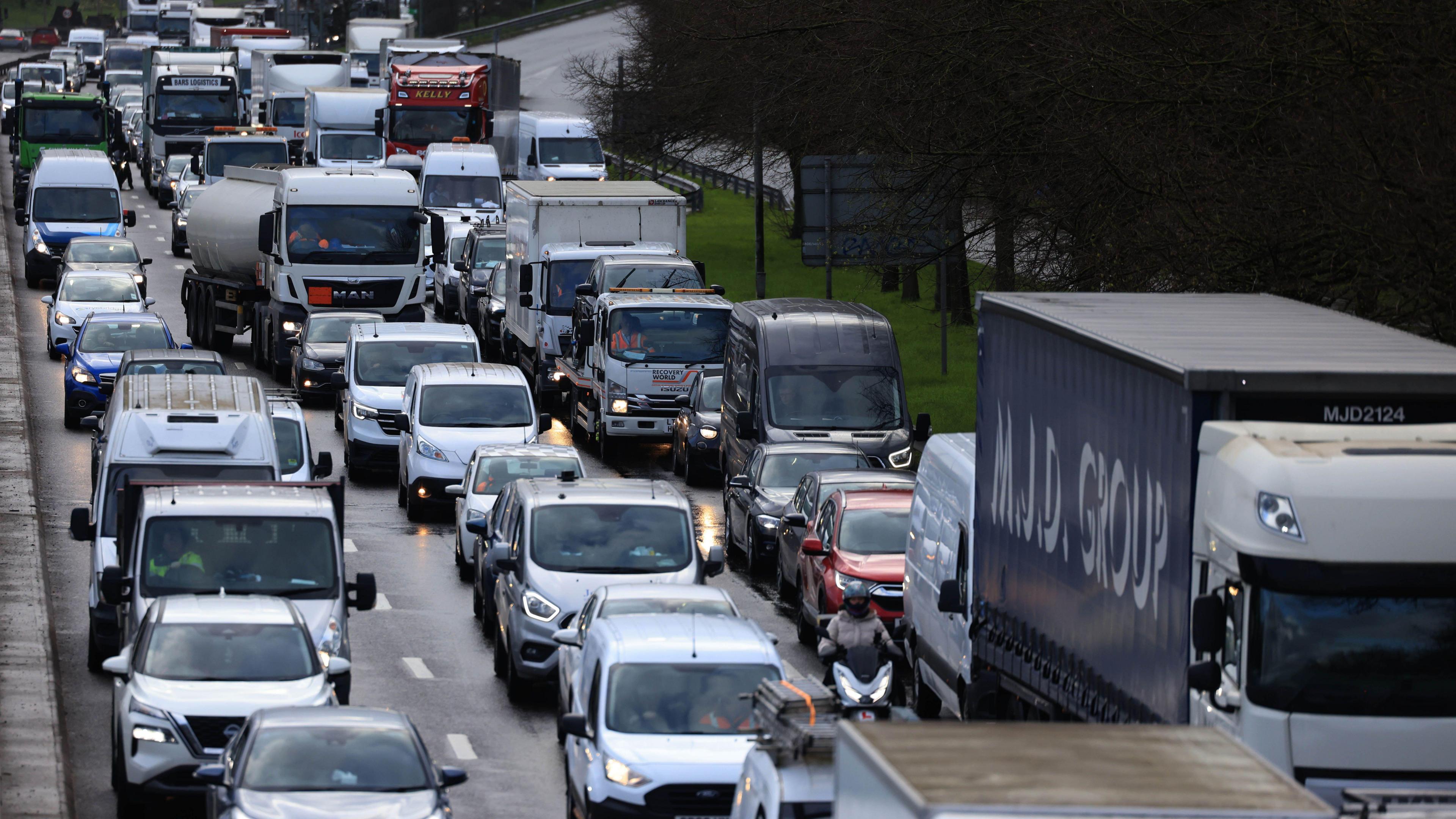 Traffic on north circular