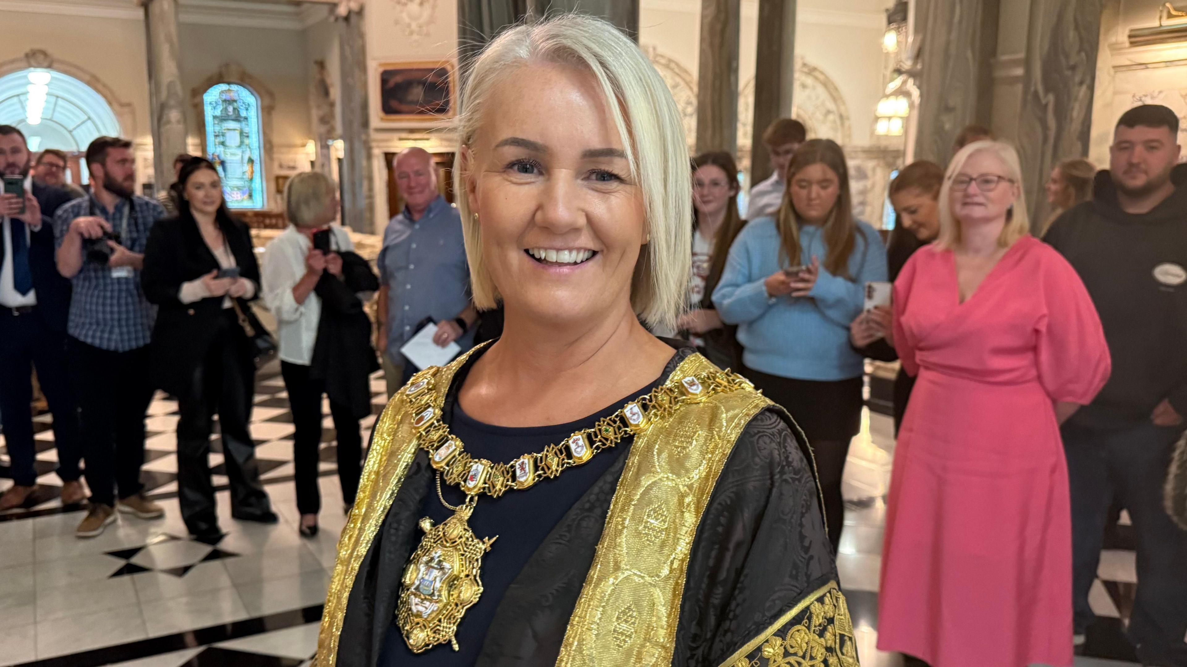 NI Councils New Mayors Get Their Chains Of Office BBC News