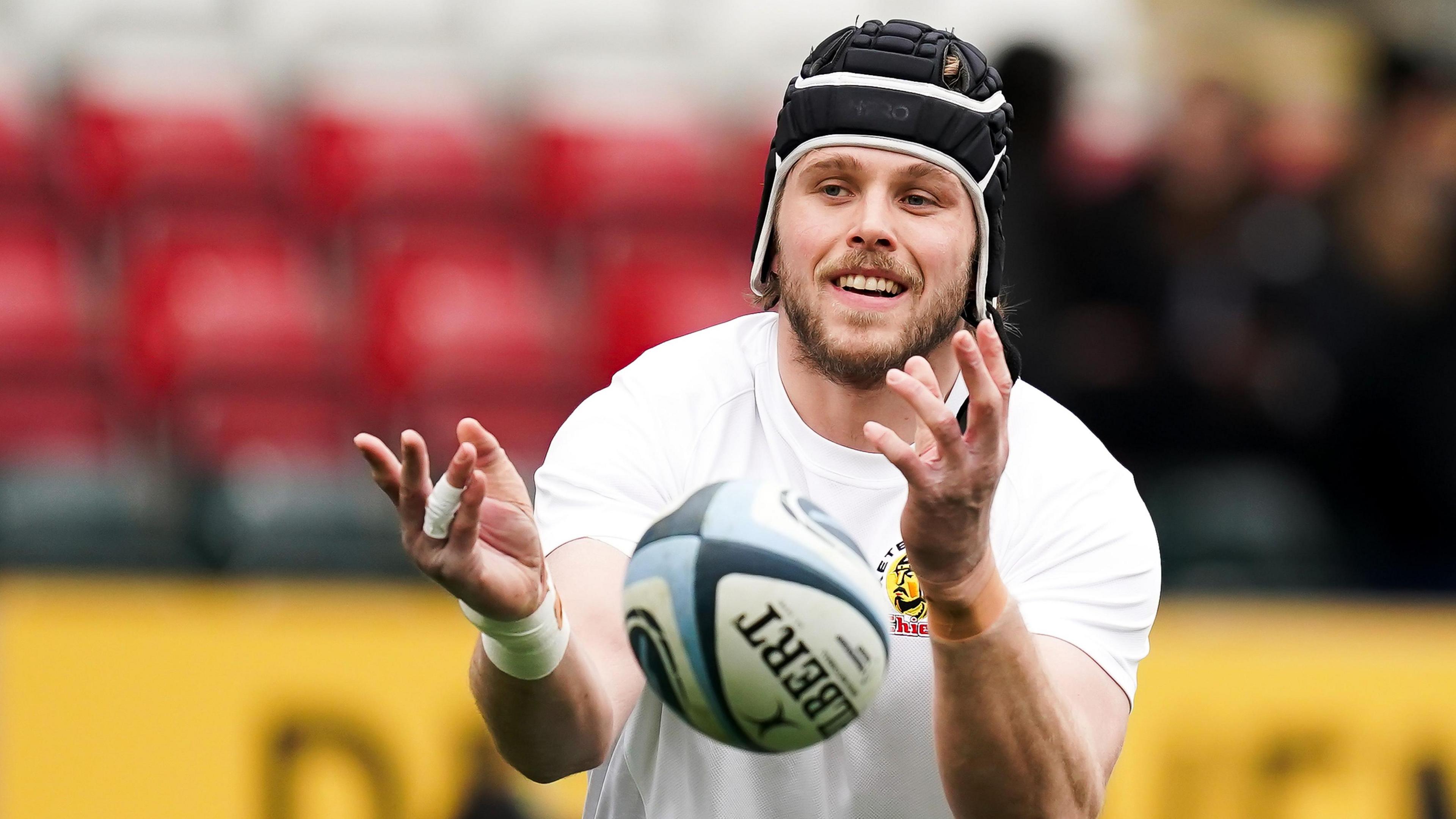 Jonny Gray during training last season