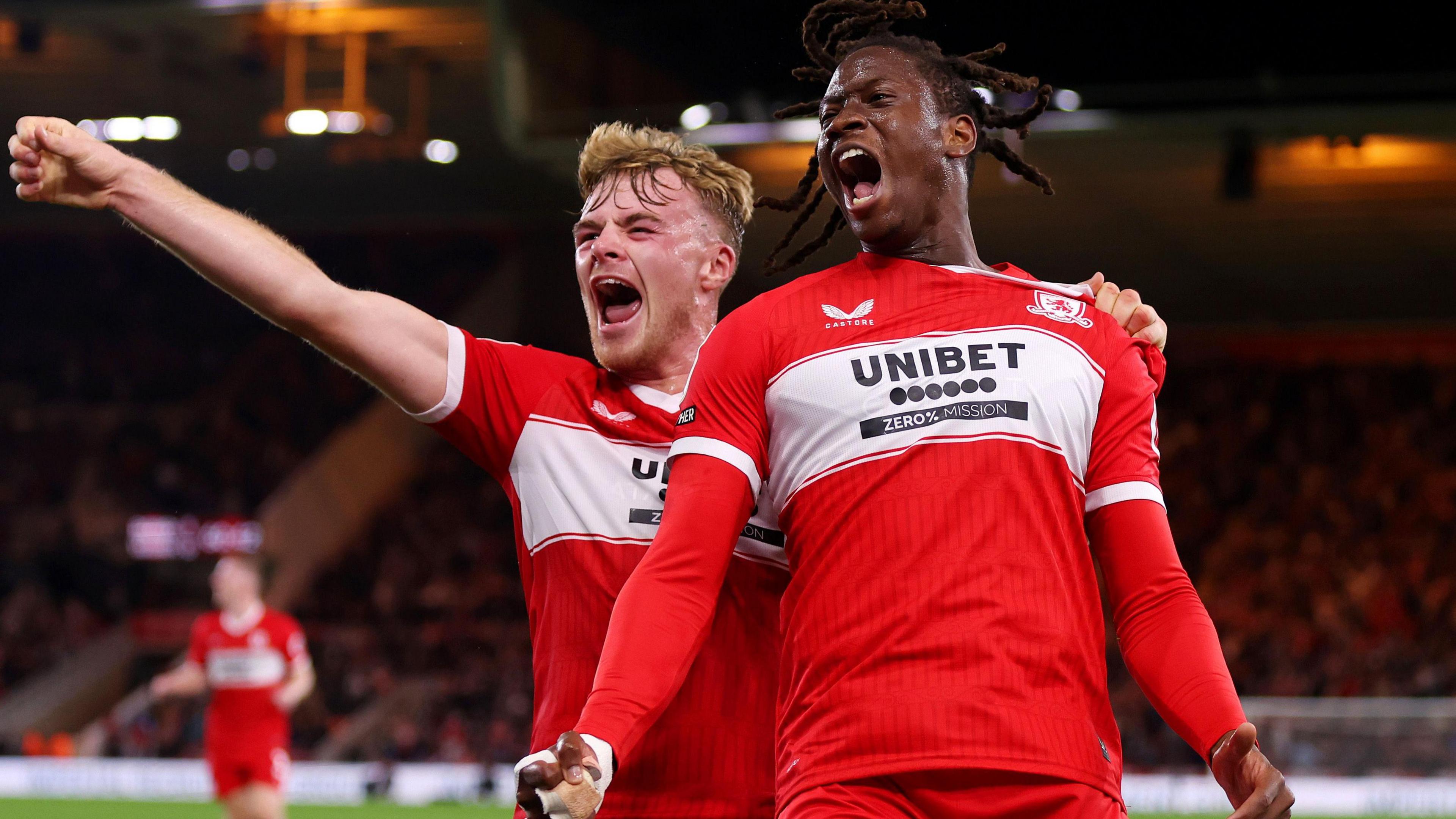 Middlesbrough celebrate goal