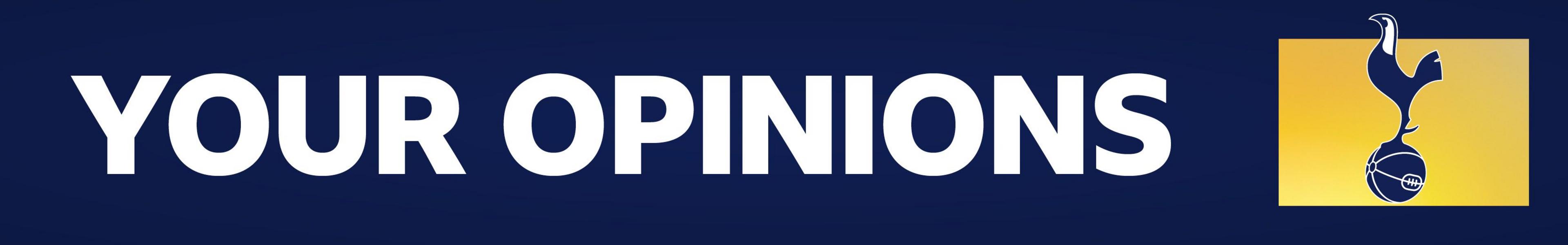 Your Tottenham opinions banner