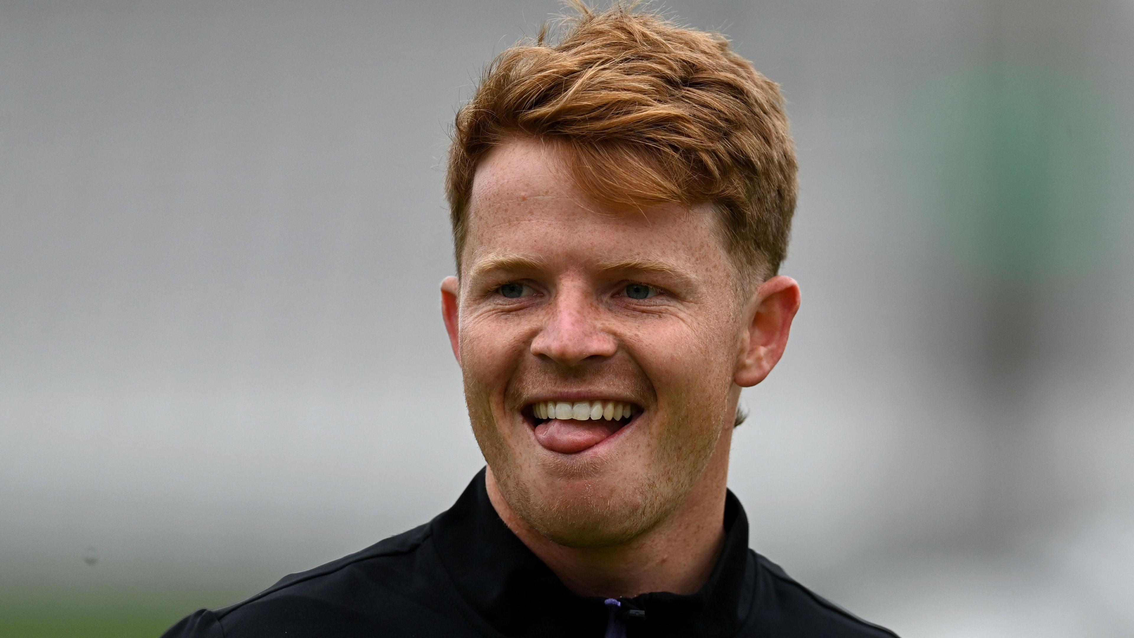 England's Ollie Pope during a training session