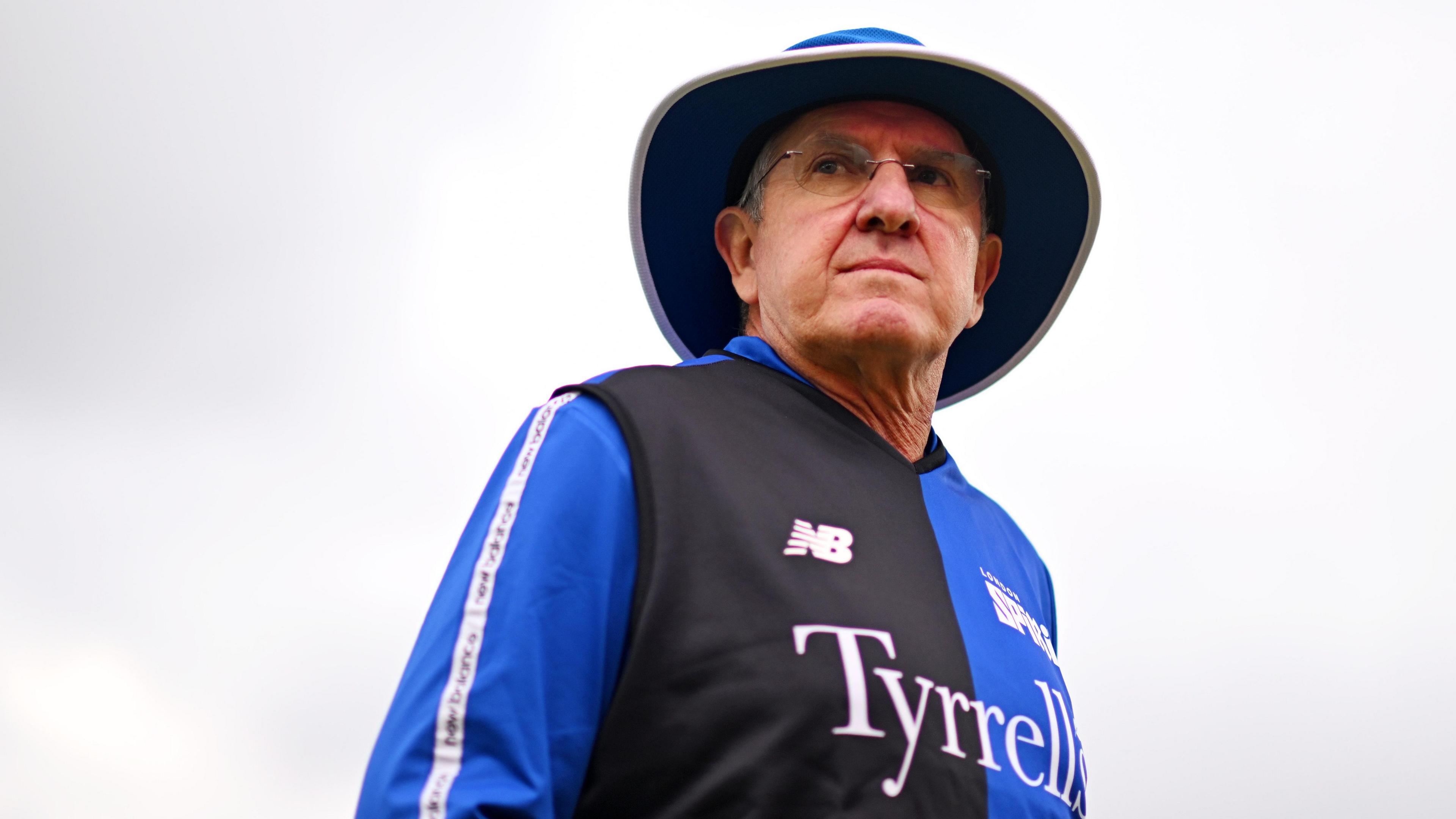 Trevor Bayliss in London Spirit training outfit