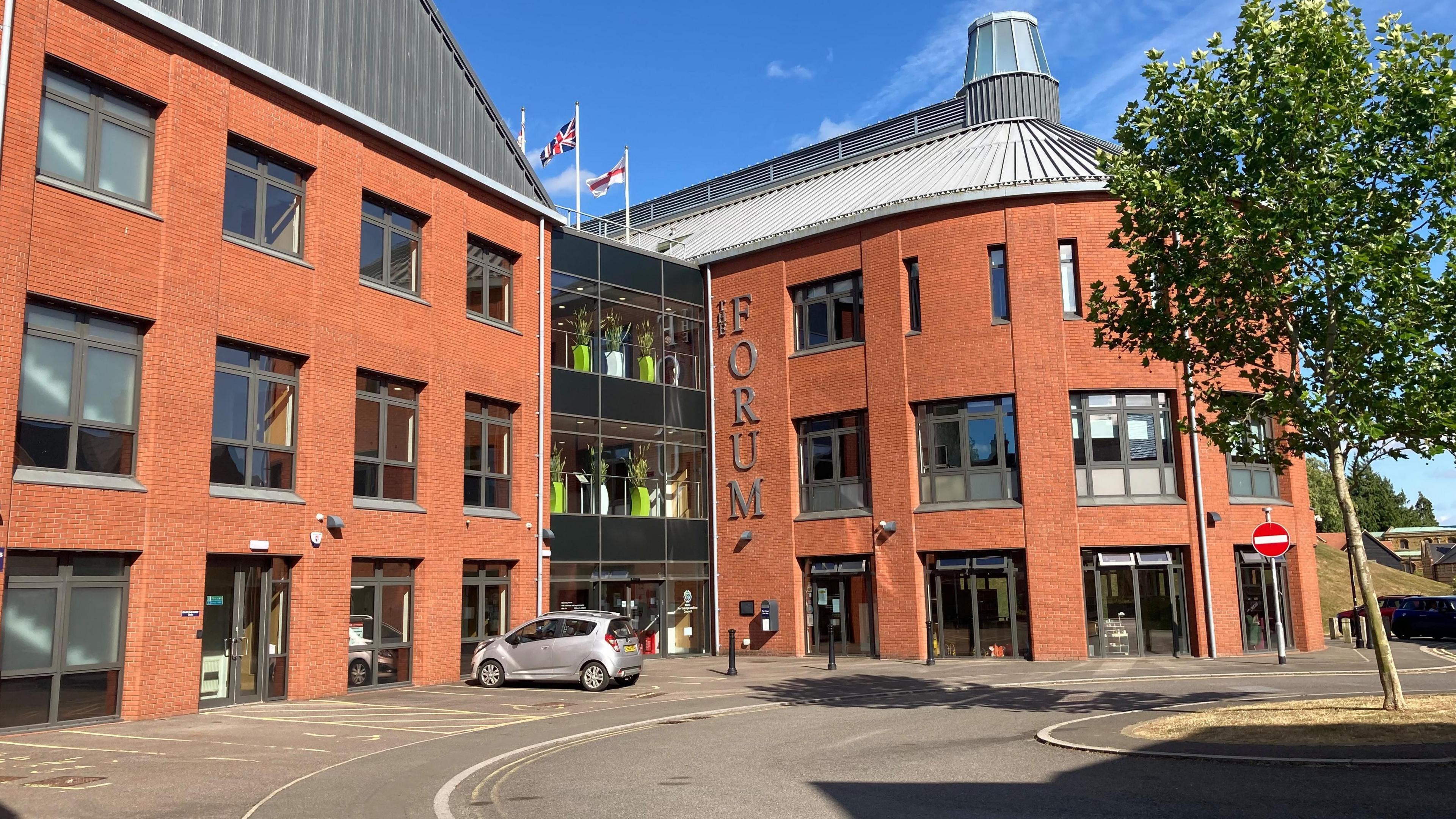 The Forum in Towcester, it is a West Northamptonshire Council building