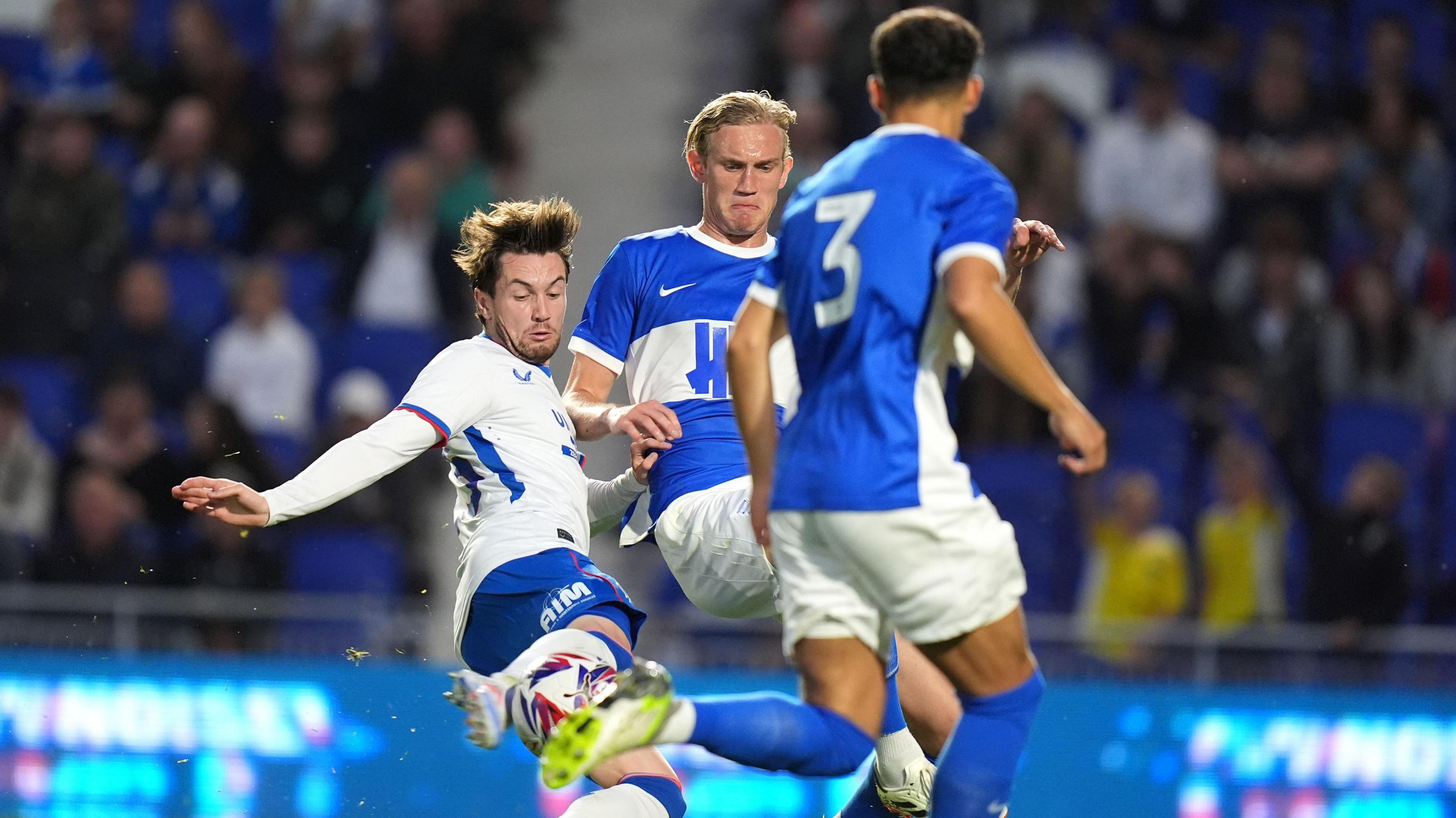 Scott Wright scores for Rangers against Birmingham City