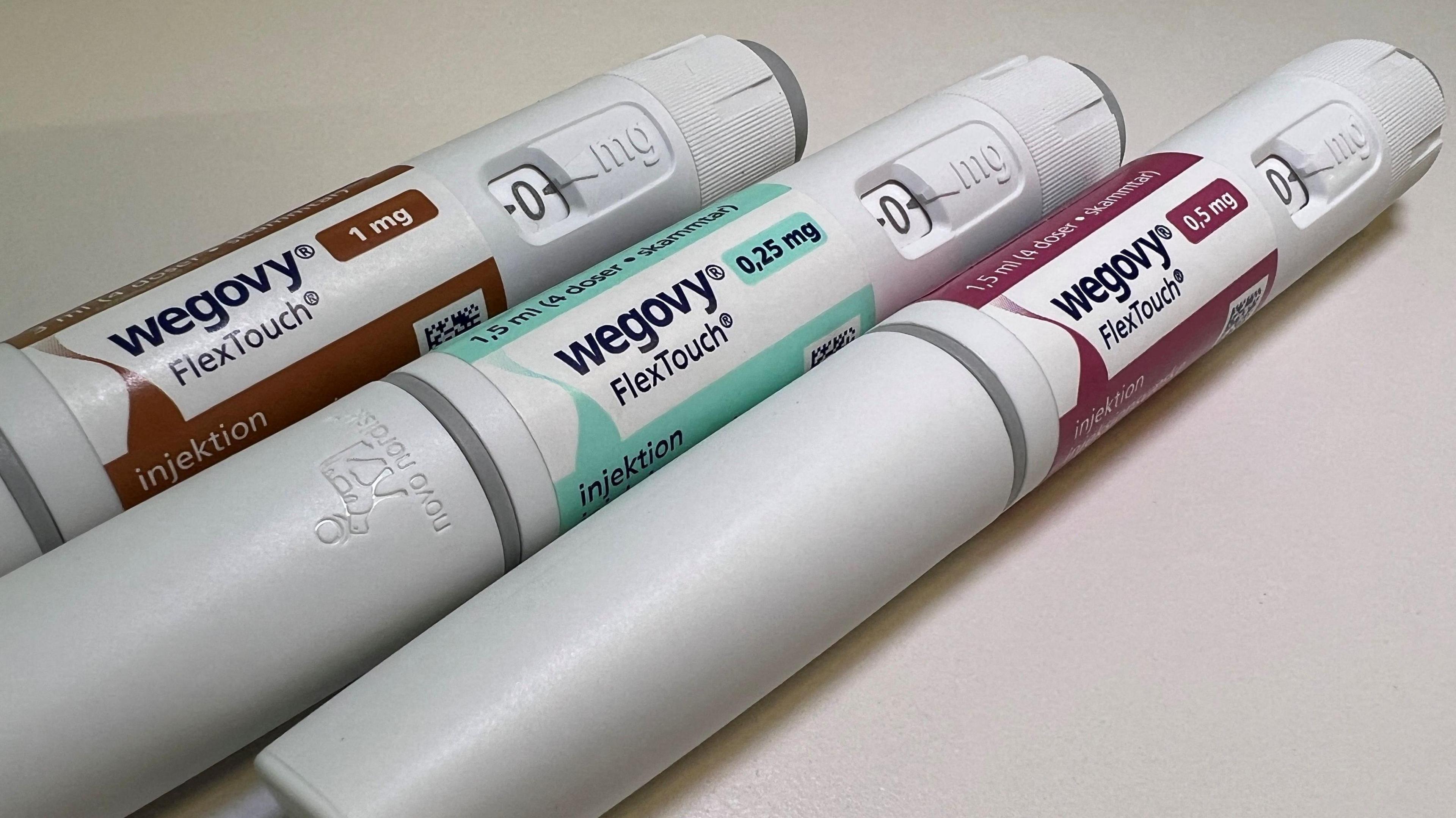 Wegovy injector pens.