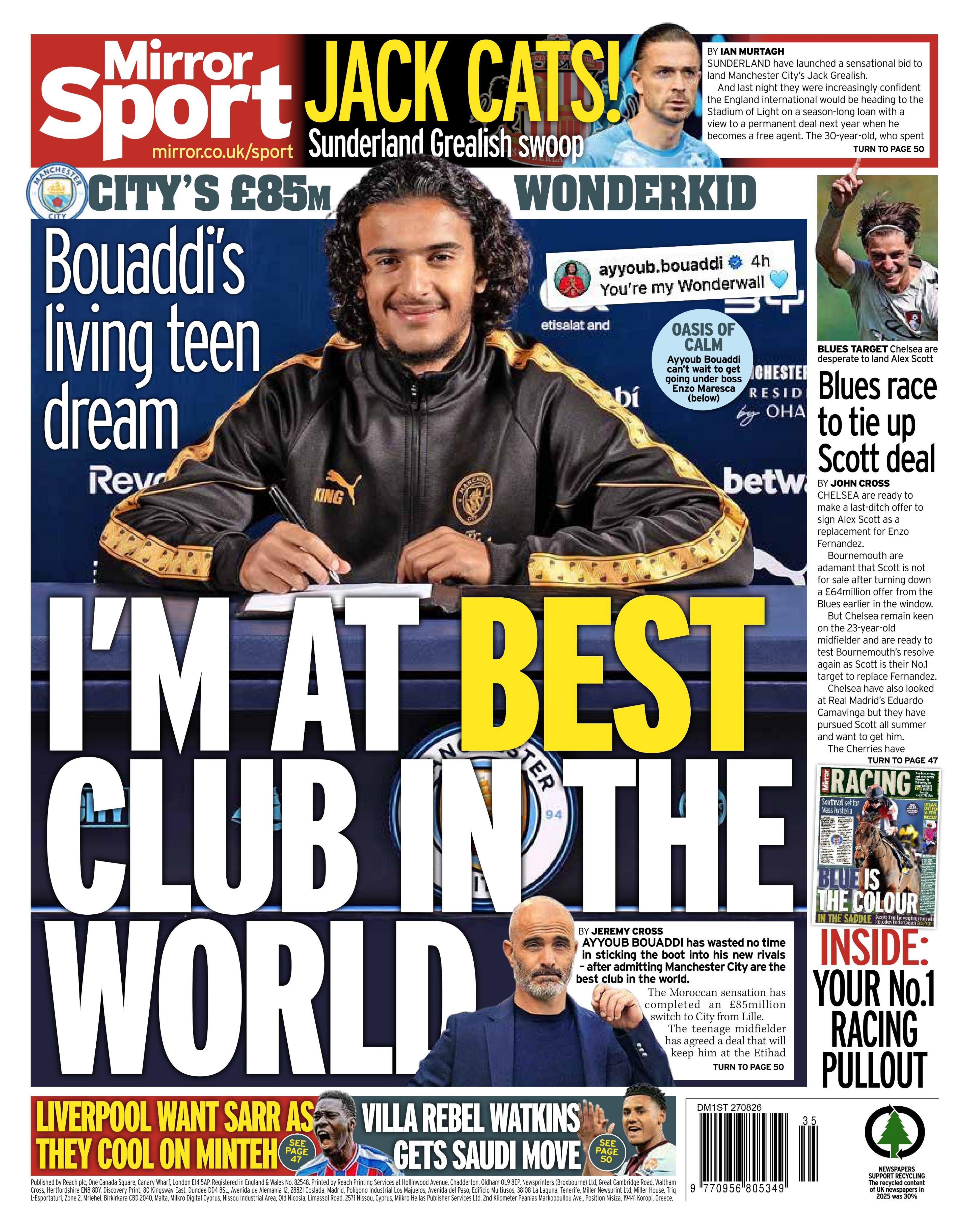 Mirror back page