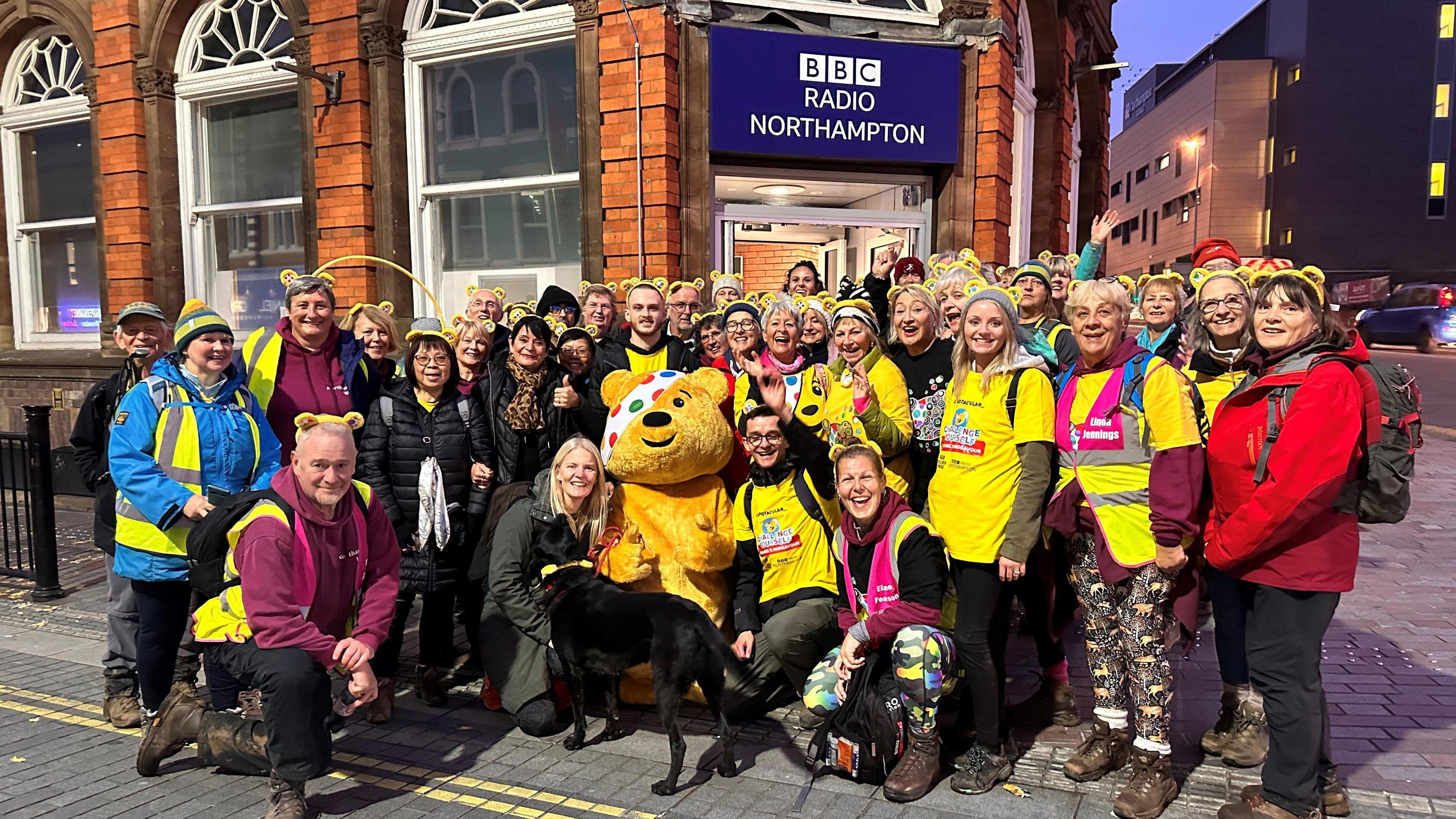 Walkers at BBC Radio Northampton