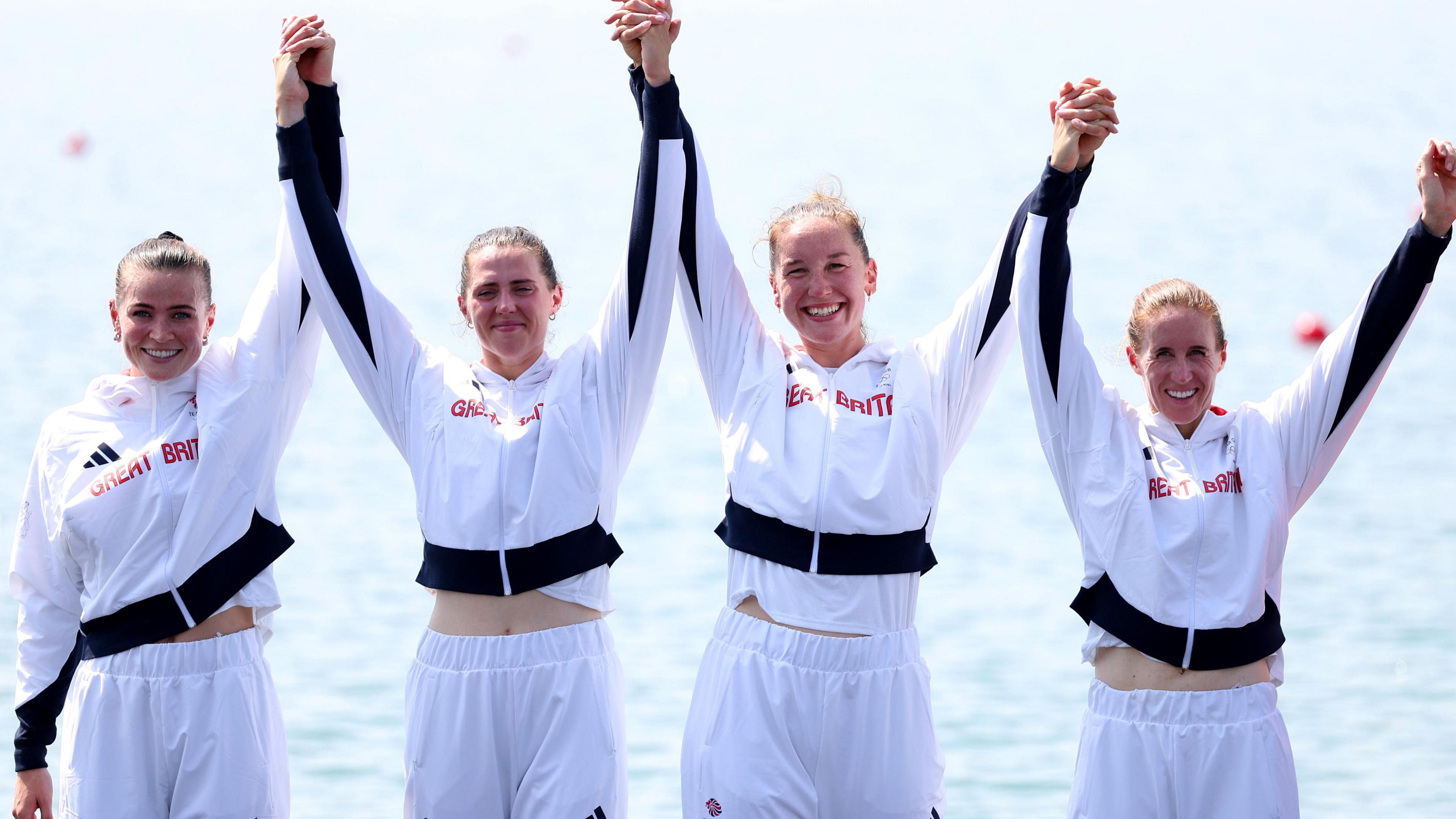 Rebecca Shorten, Sam Redgrave, Esme Booth and Helen Glover