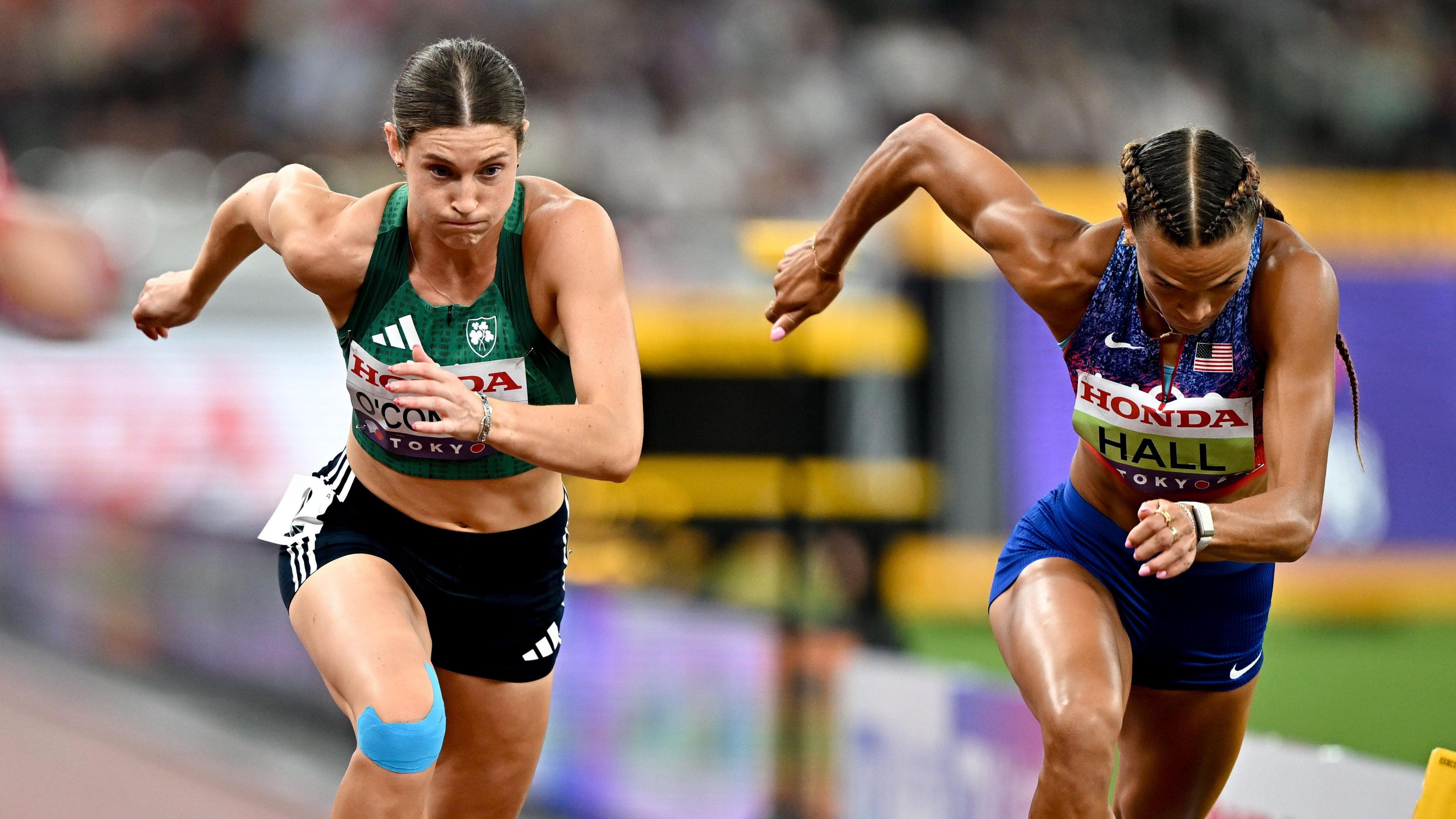 Kate O'Connor in the 800m