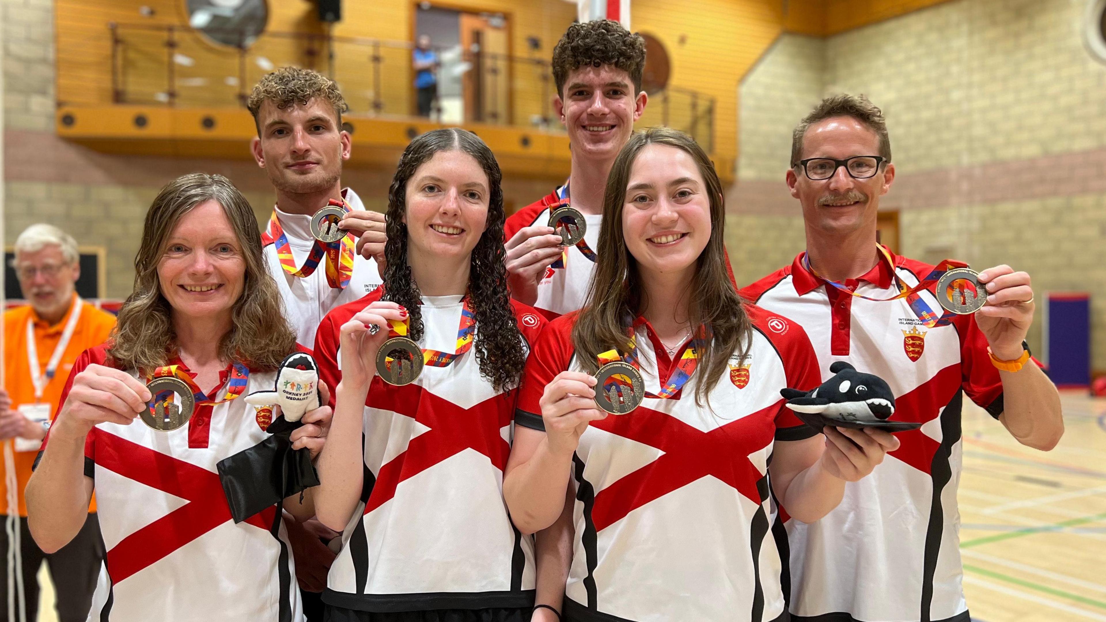 Jersey's medal-winning squash team