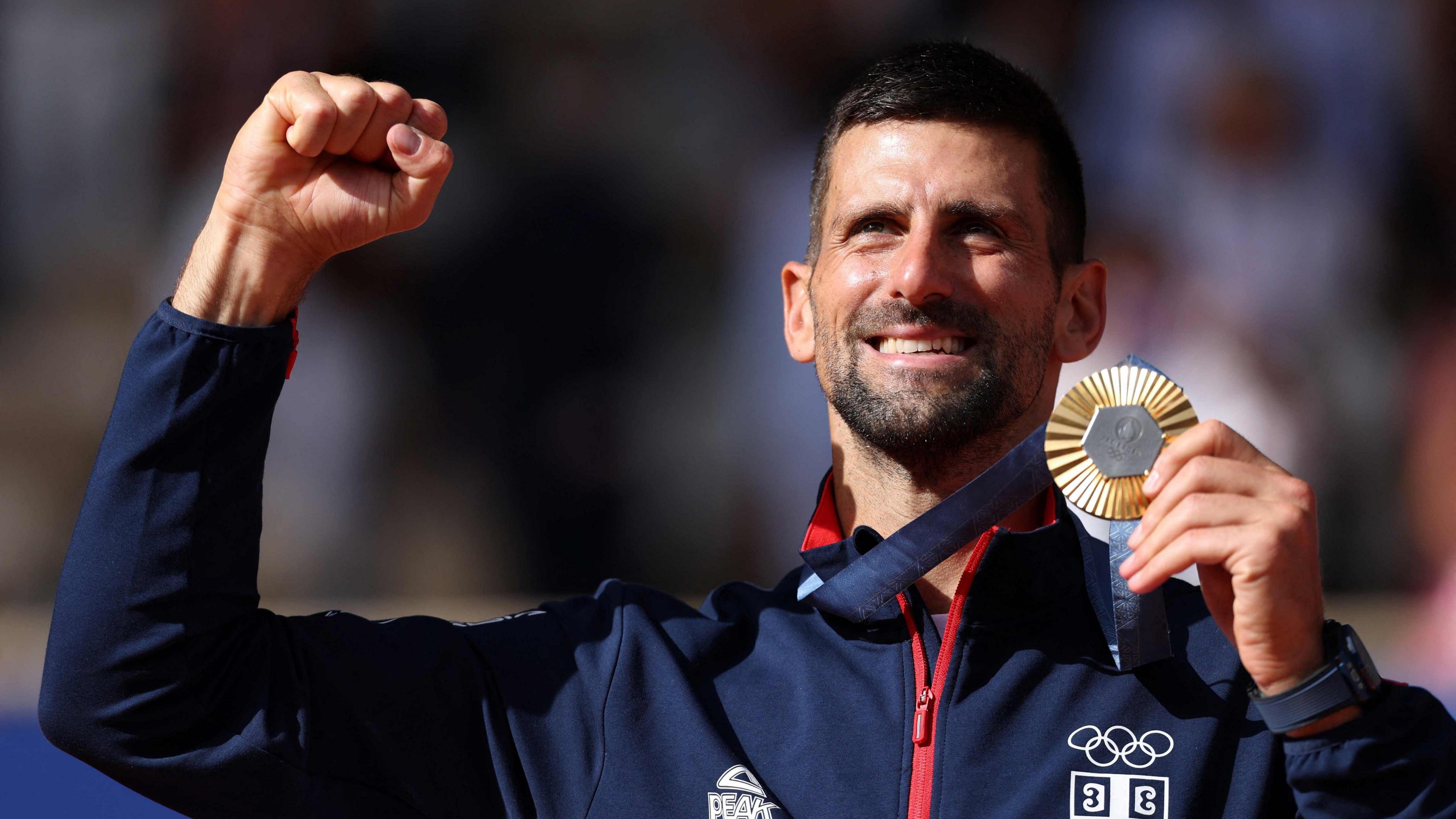 Novak Djokovic wins gold medal