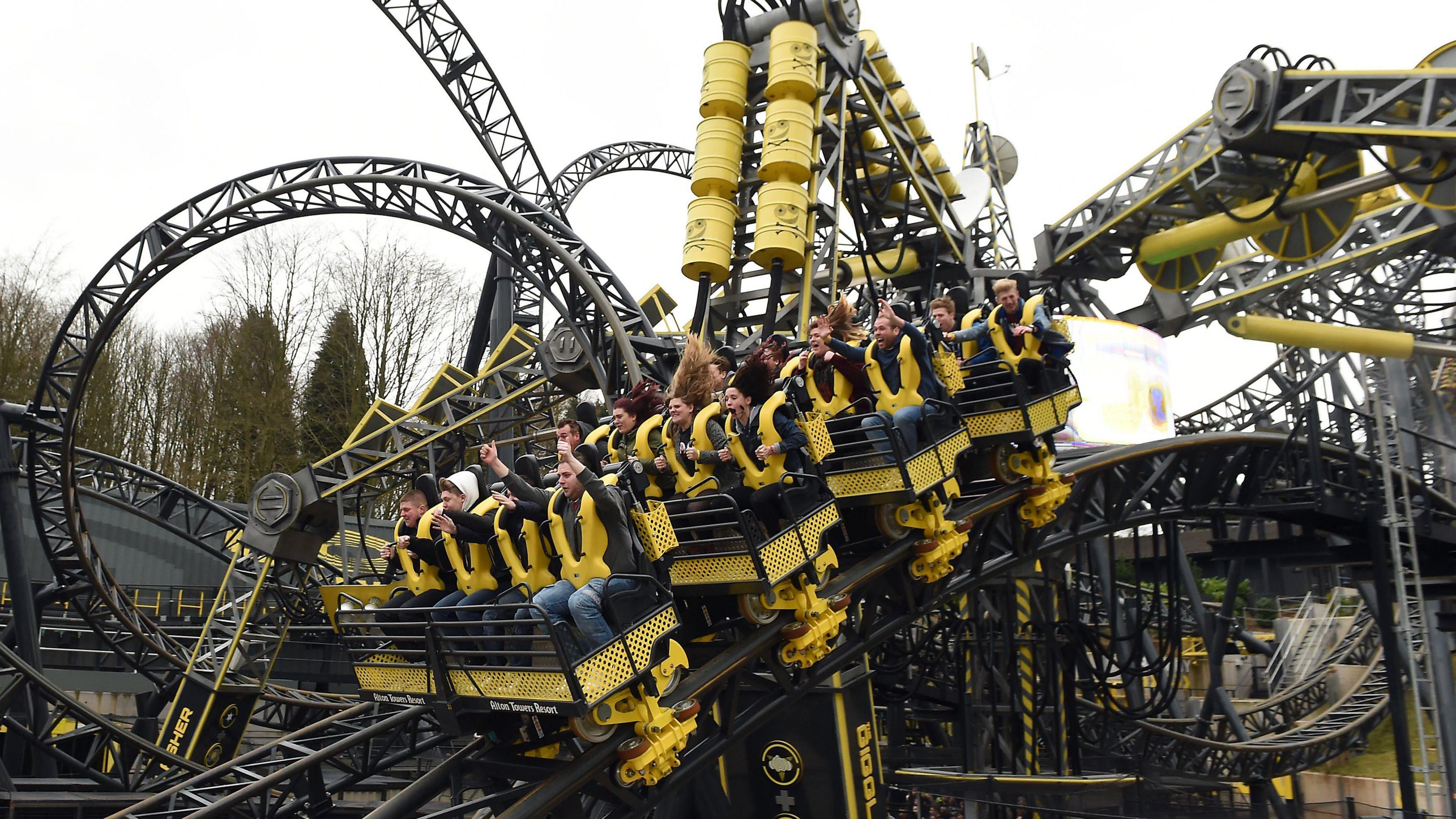 The Smiler ride at Alton Towers