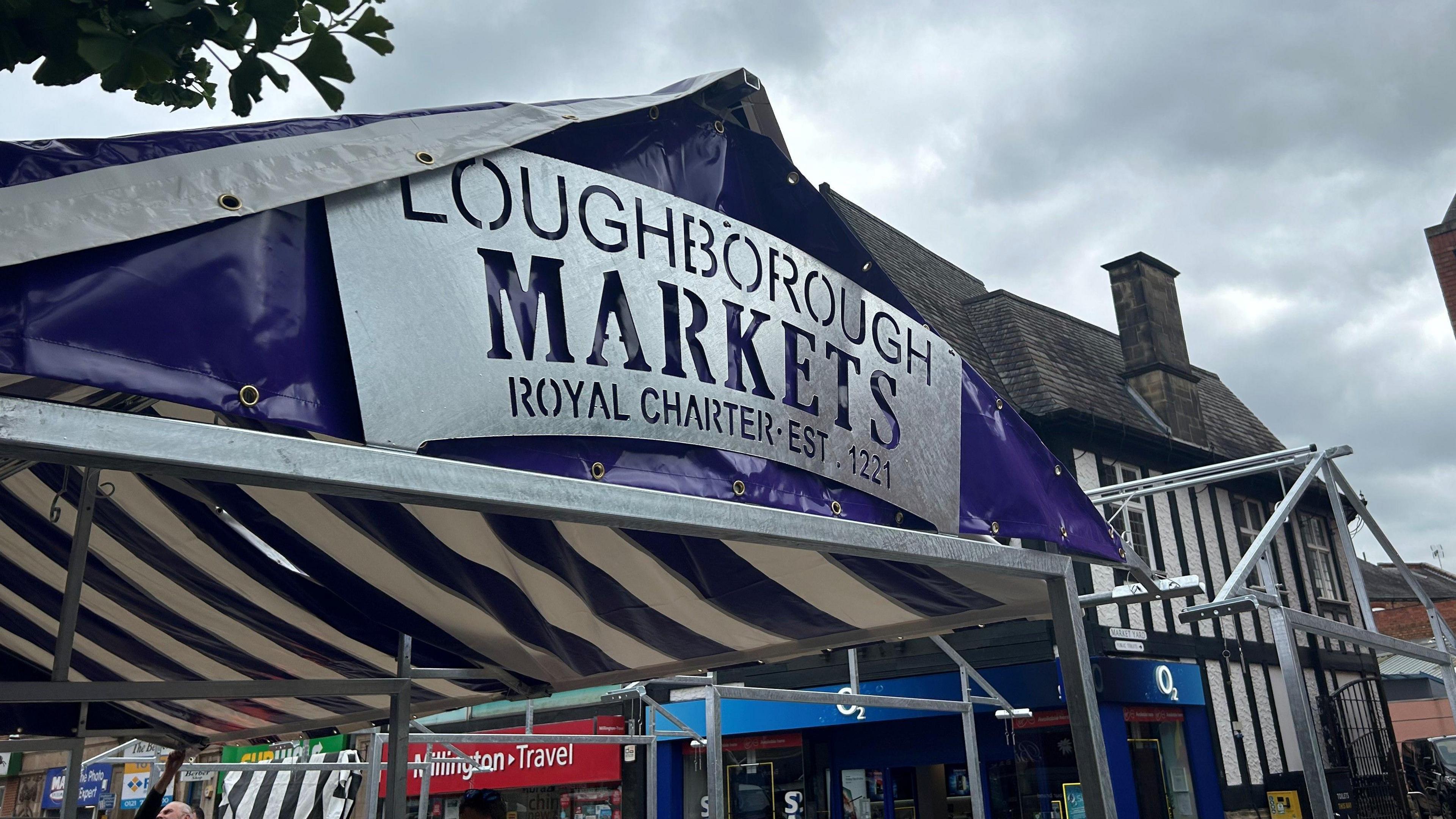 One of the new market stalls