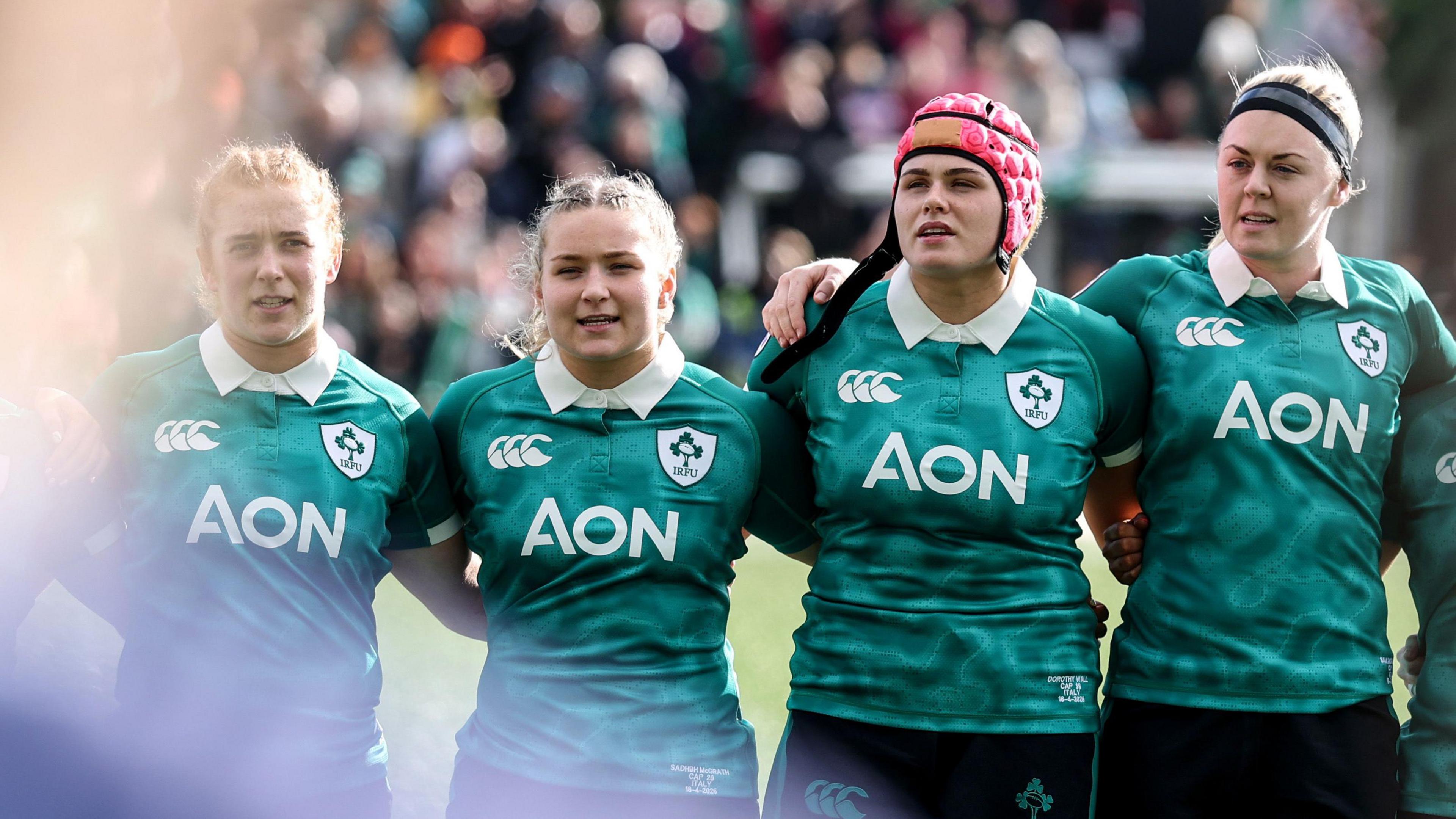 Niamh O'Dowd, Sadhbh McGrath, Dorothy Wall and Sam Monaghan