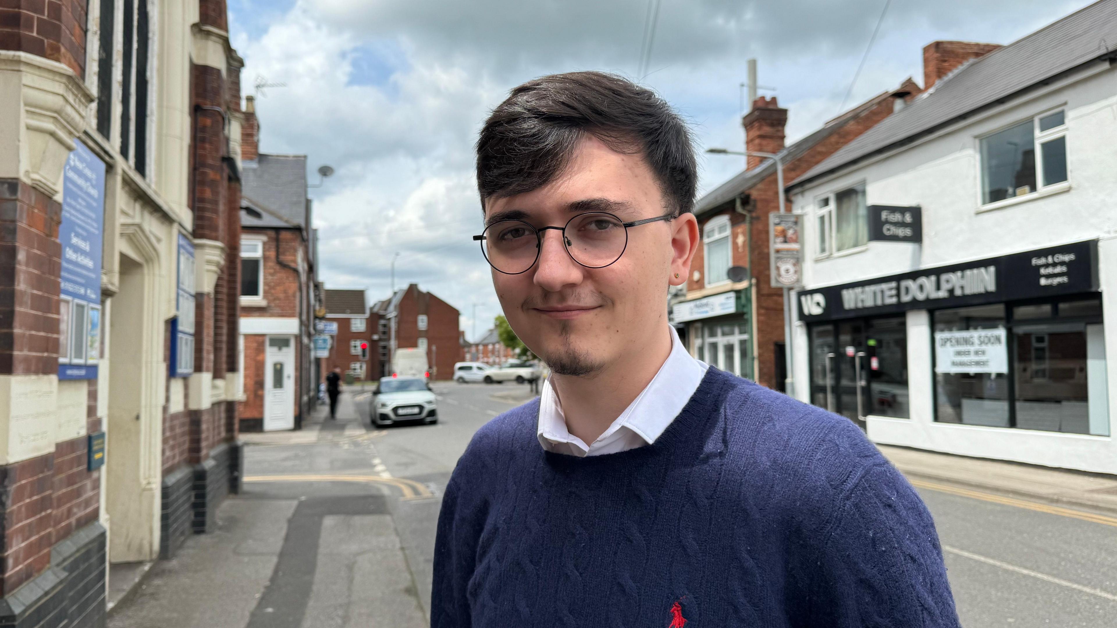 Callum Parr in Downing Street, Sutton