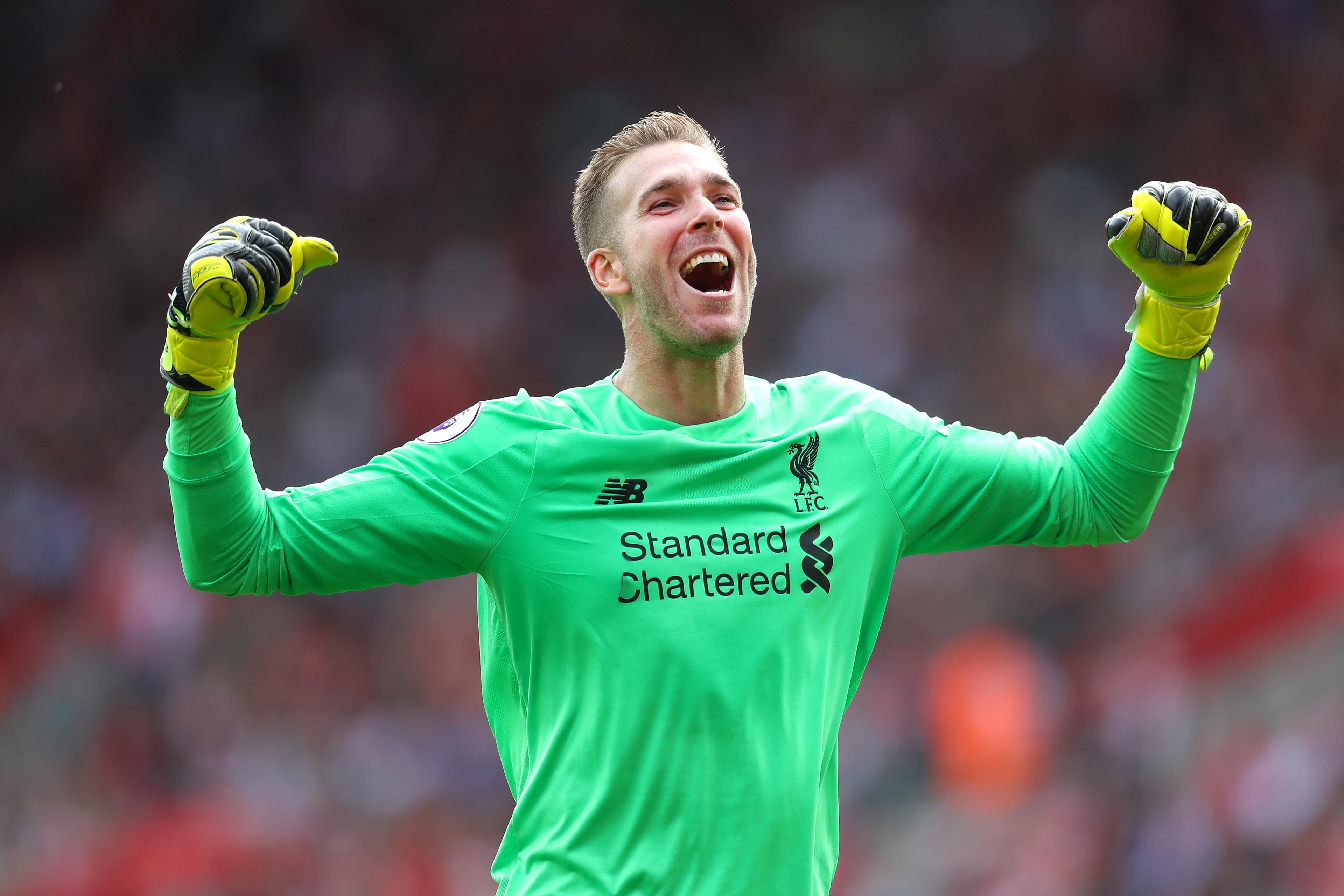 Liverpool goalkeeper Adrian