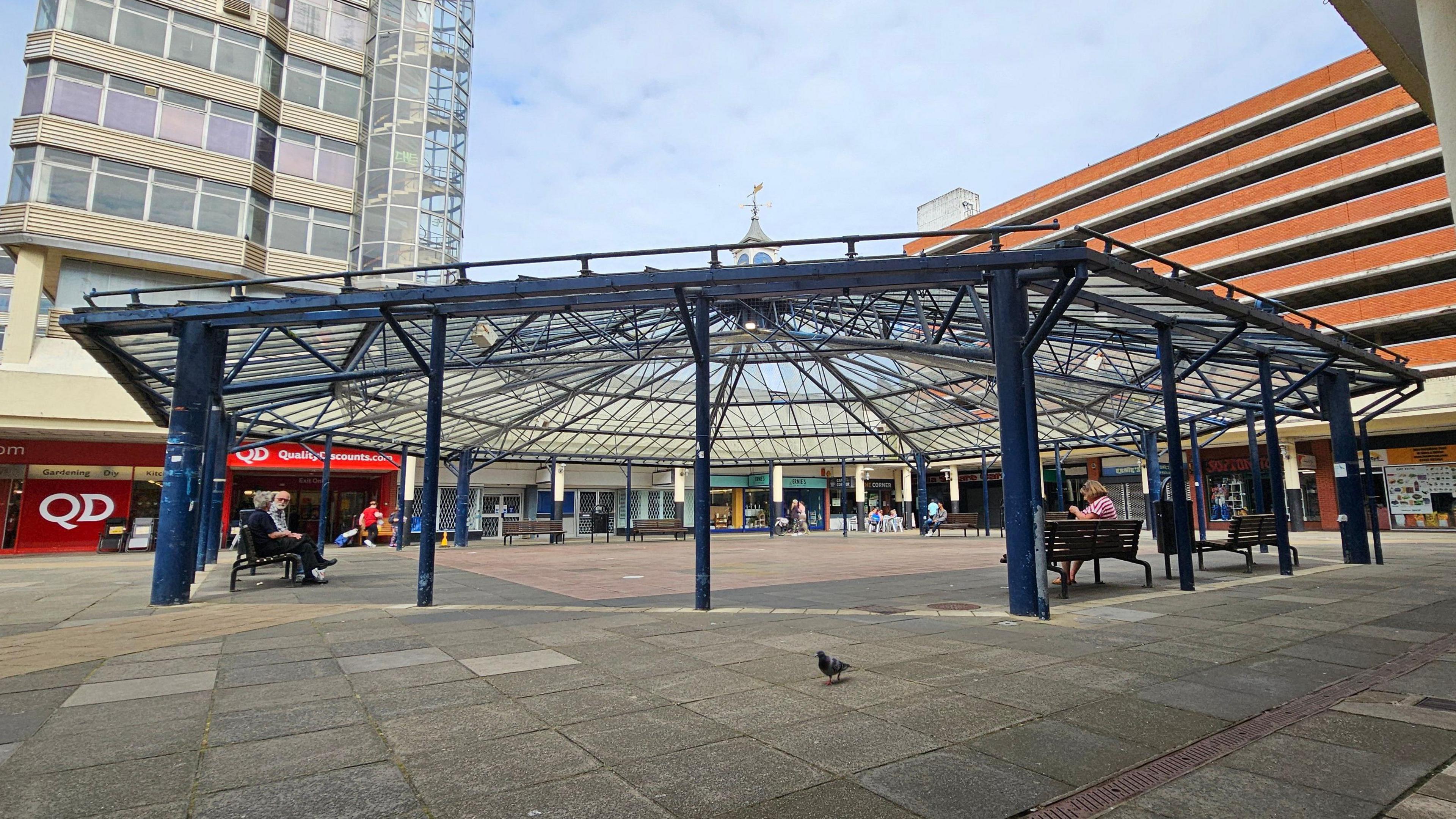 The central precinct in Anglia Square