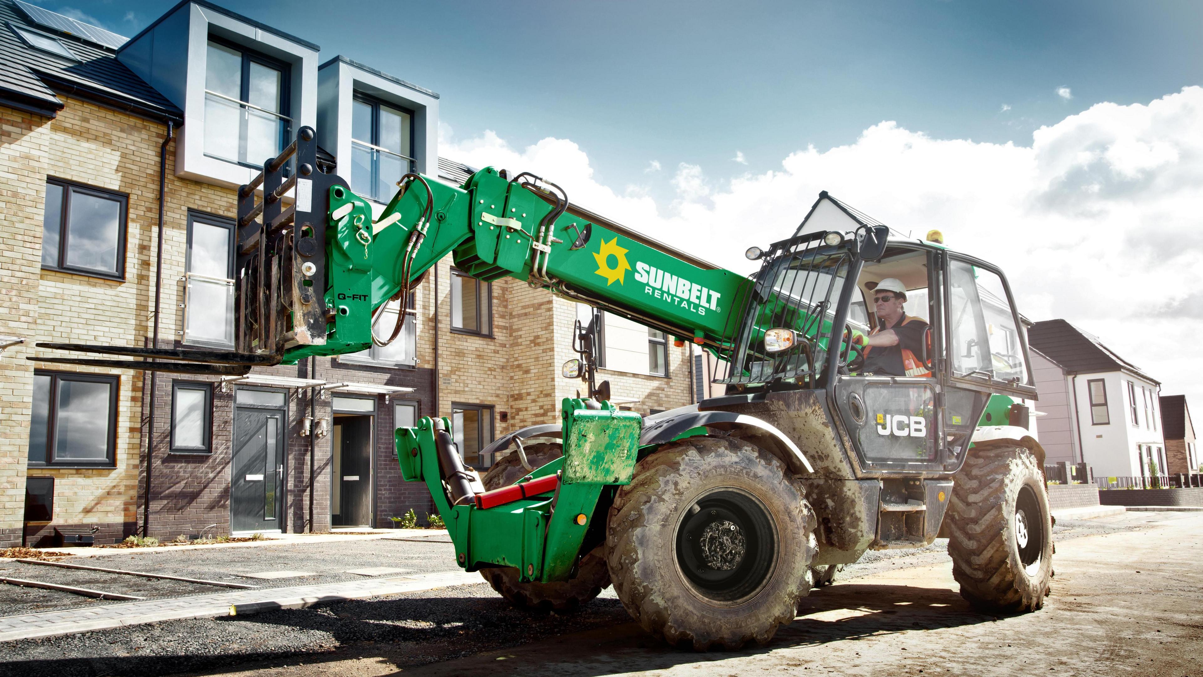 An Ashtead JCB rental machine