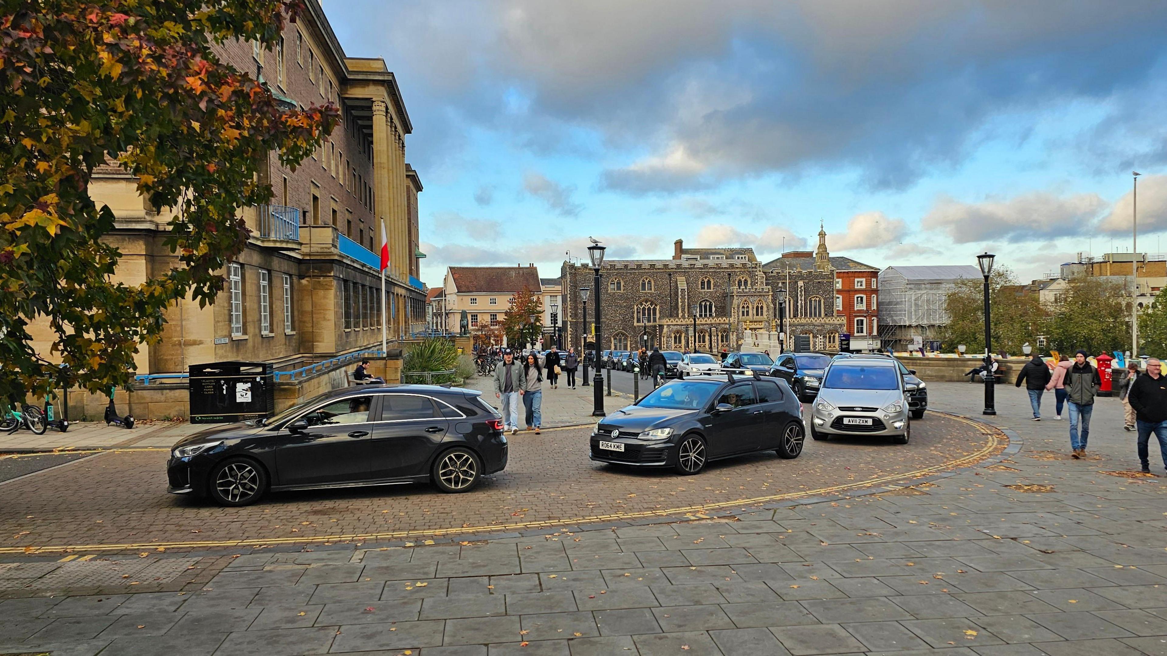 Cars on St Peters Street