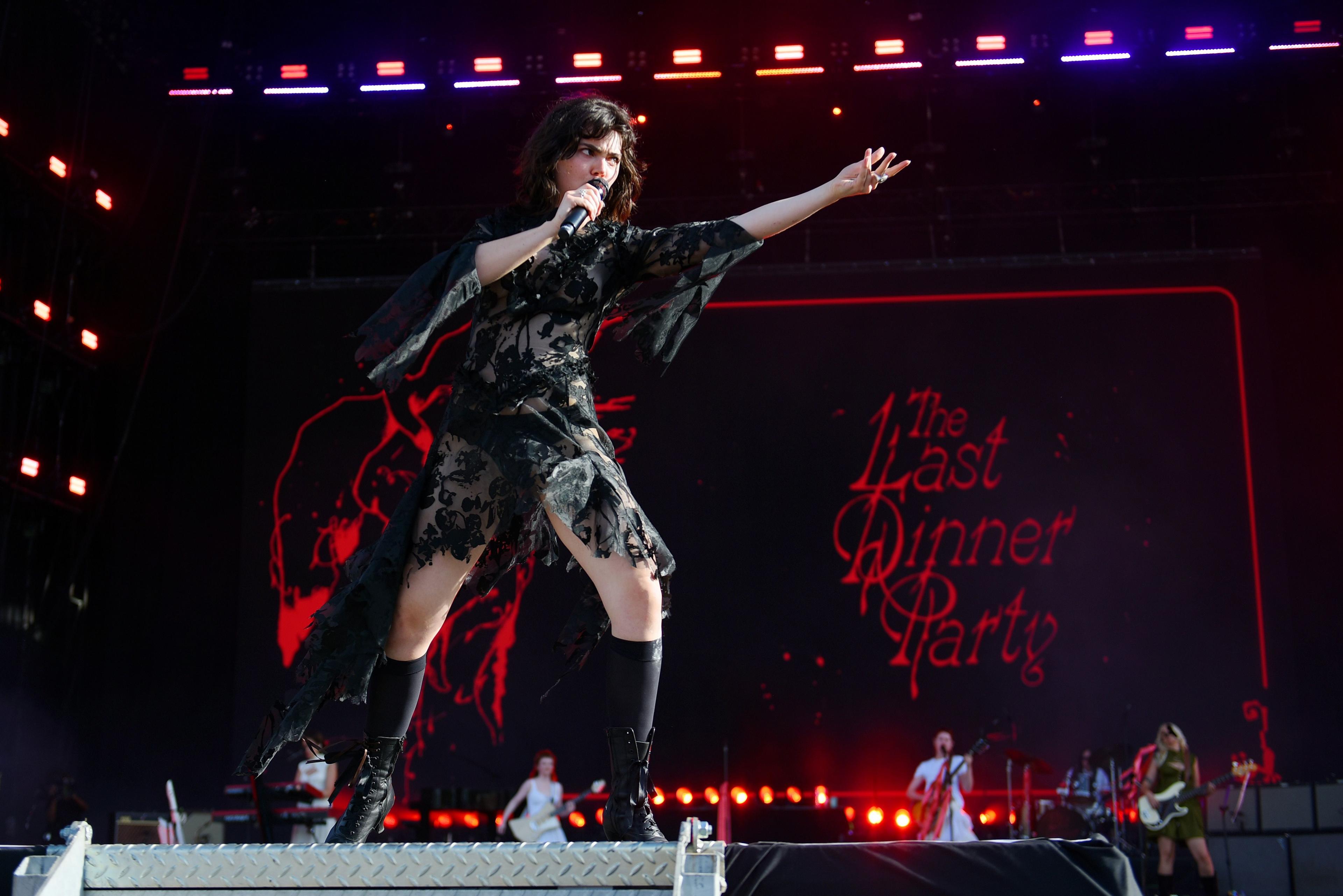 The Last Dinner Party perform in Hyde Park