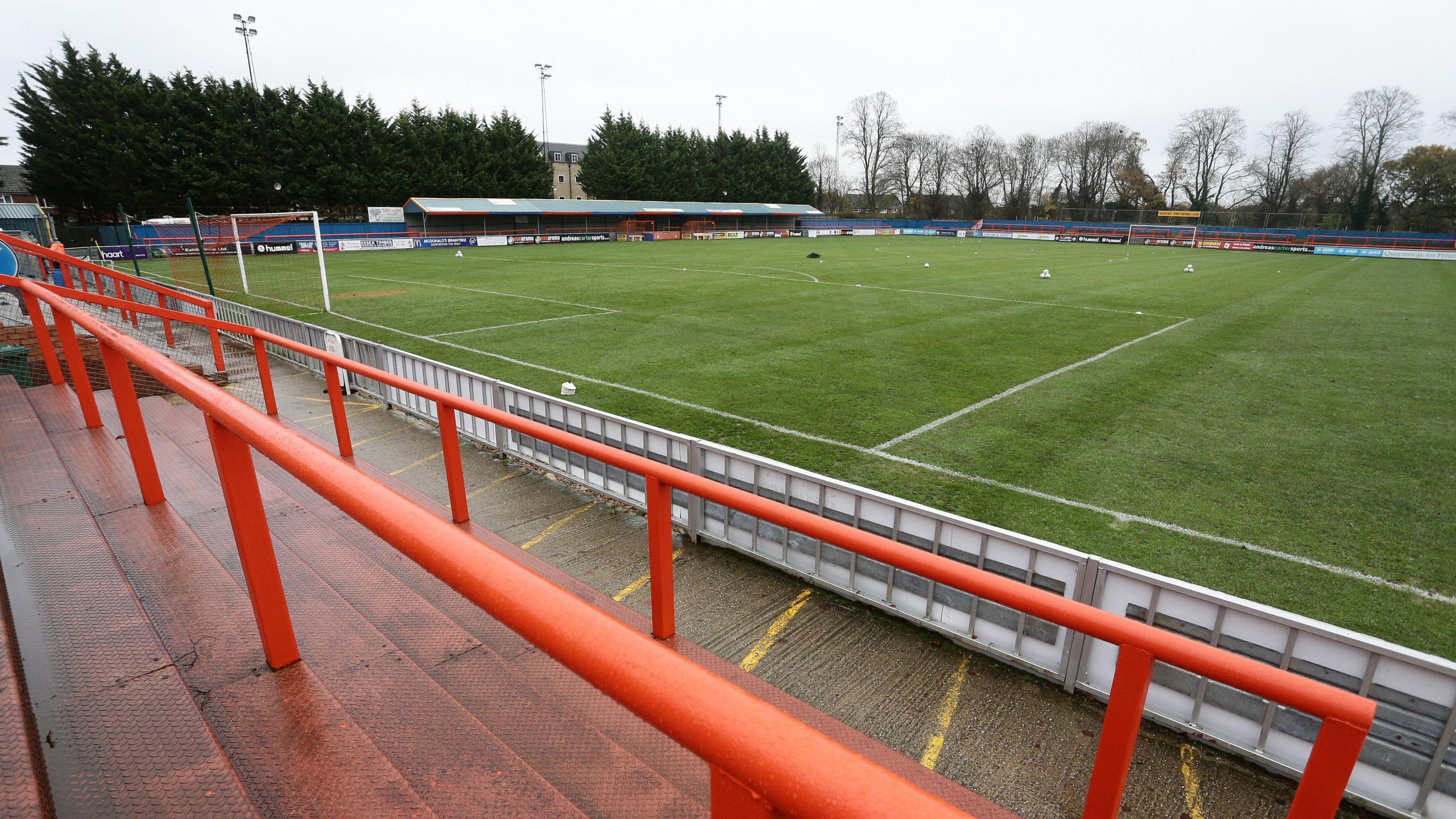 General view inside Braintree Town's ground